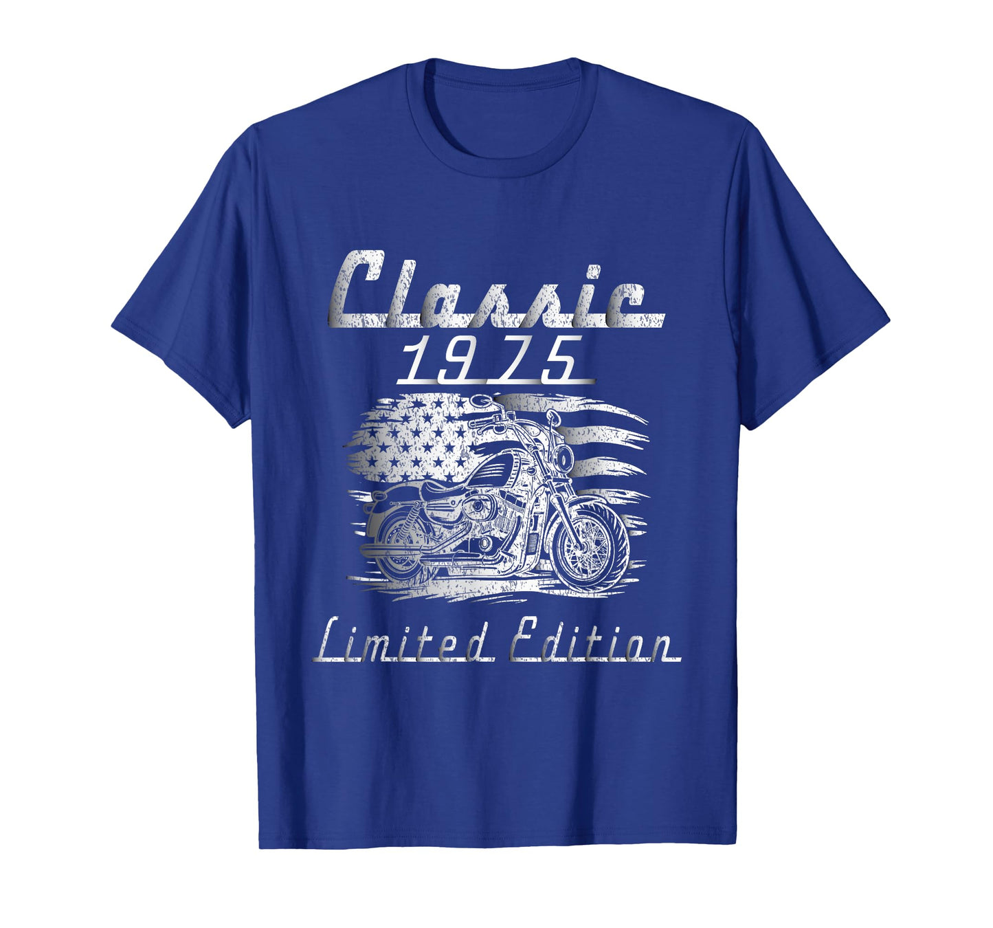Classic 1975 Limited Edition Retro Motorcycle 50th Birthday T-Shirt