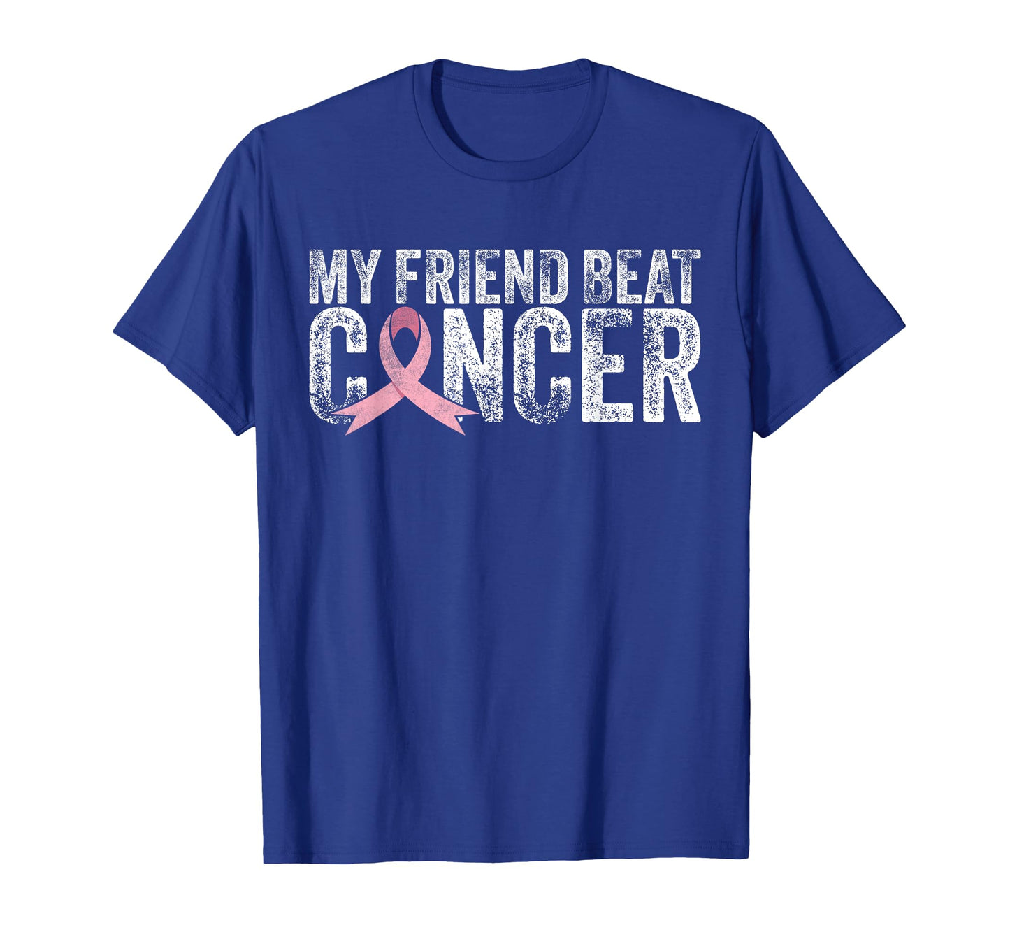 My Friend Beat Cancer Breast Cancer Awareness Survivor Pink T-Shirt