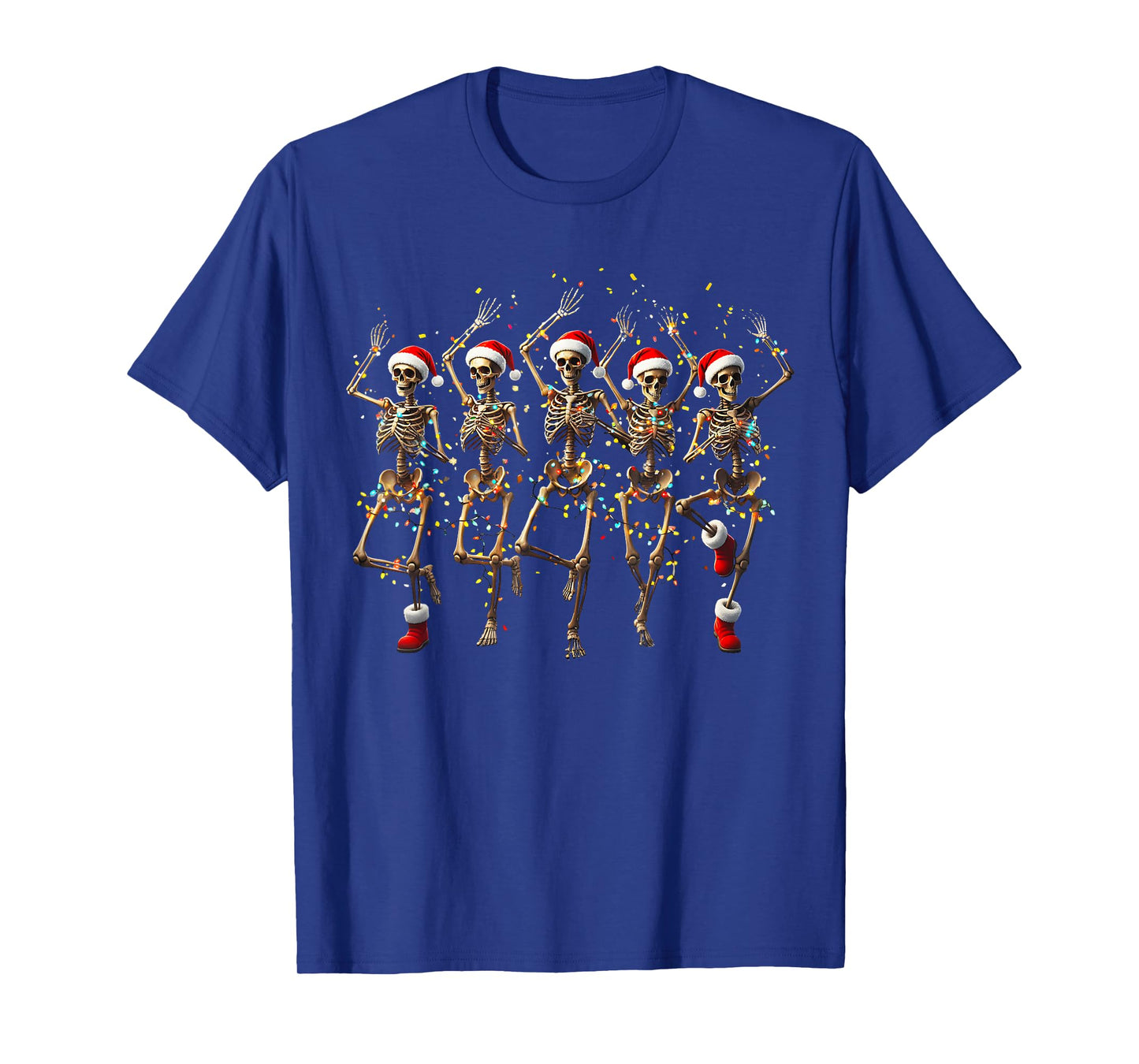 Skeleton Dance Christmas Dancing Skeletons Funny Costume T-Shirt