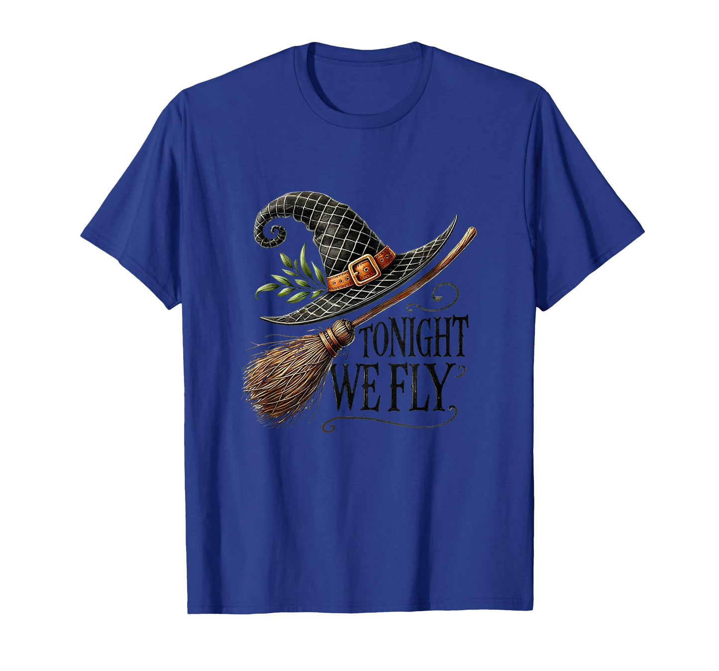 Amazing Spooky Creepy Halloween Witch Broom T-Shirt