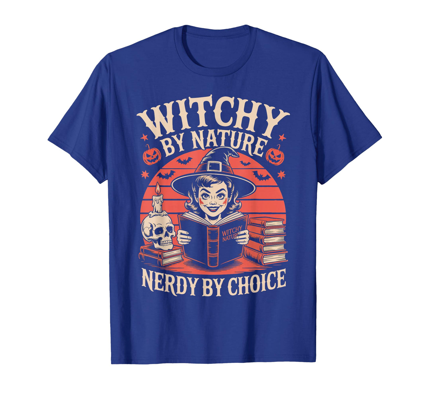 Witchy by Nature Witch Witches Bookish Book Reader Reading T-Shirt