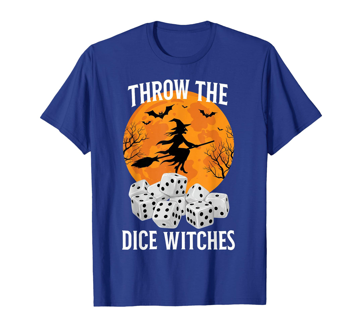 Halloween Bunco Throw The Dice Witches Bunco Dice Game Women T-Shirt