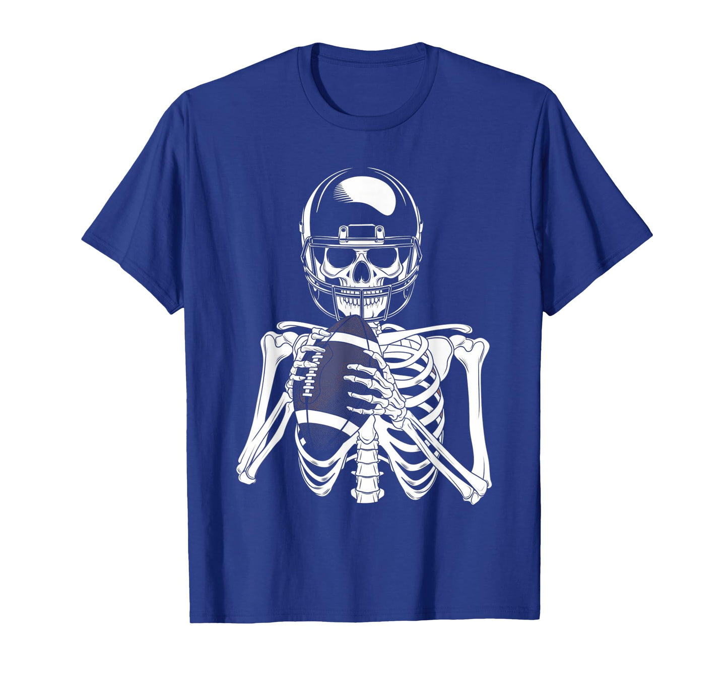 American Football Skeleton Football Player Halloween Spooky T-Shirt