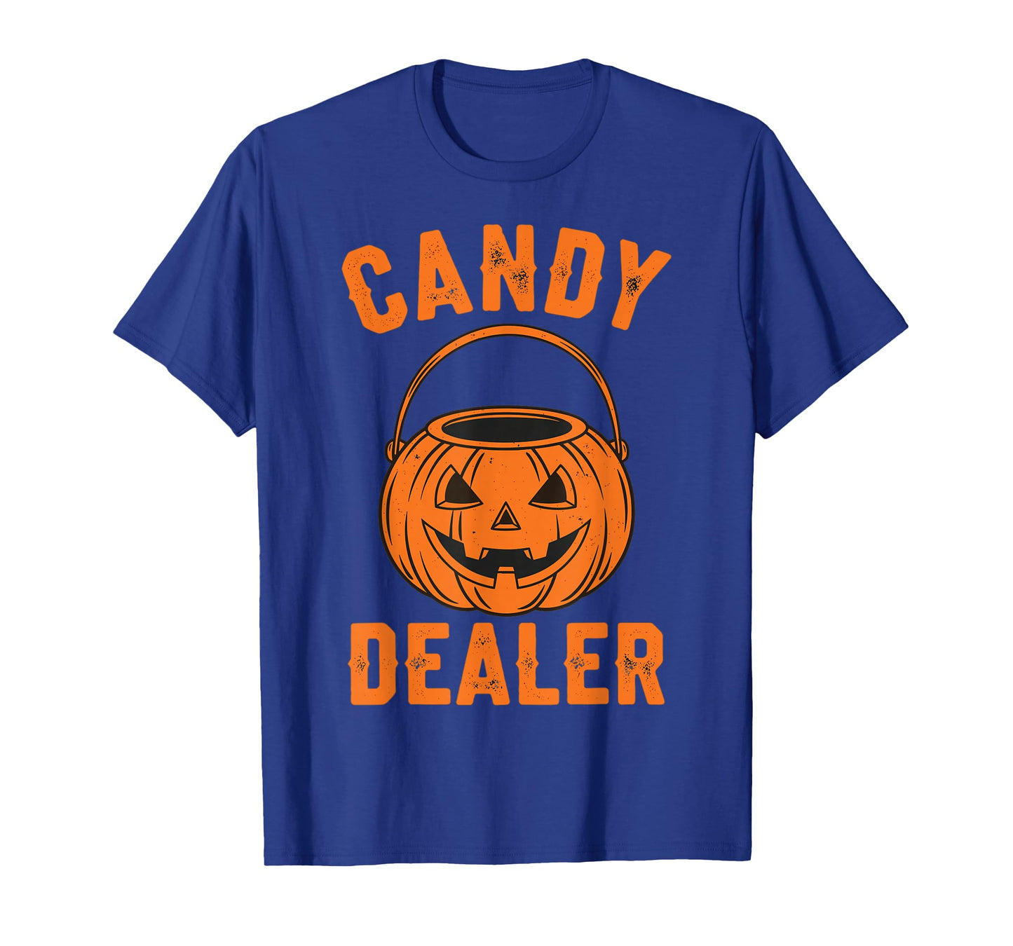Halloween Candy Dealer Pumpkin Basket Funny T-Shirt