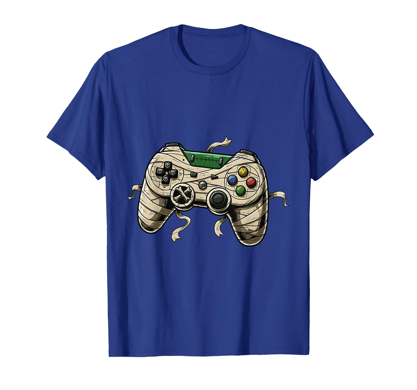 Halloween Mummy Gaming Controller Boys Kids Design T-Shirt