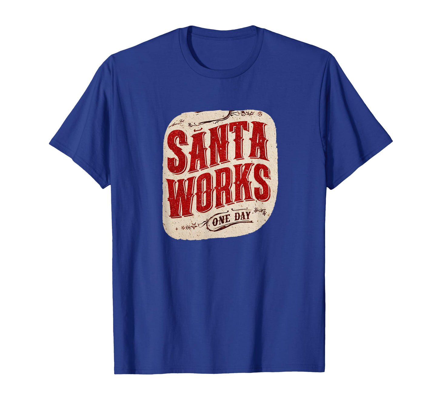 Santa Works One Day Speech Costume T-Shirt