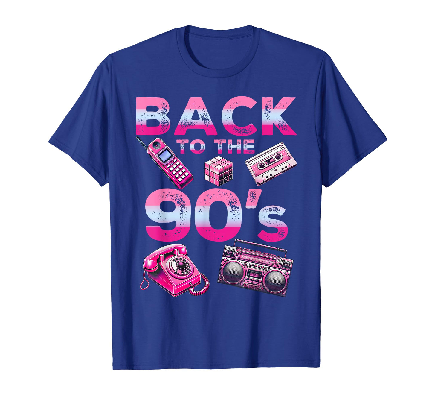 Back To 90's 1990s Vintage Style Nineties Retro Party T-Shirt