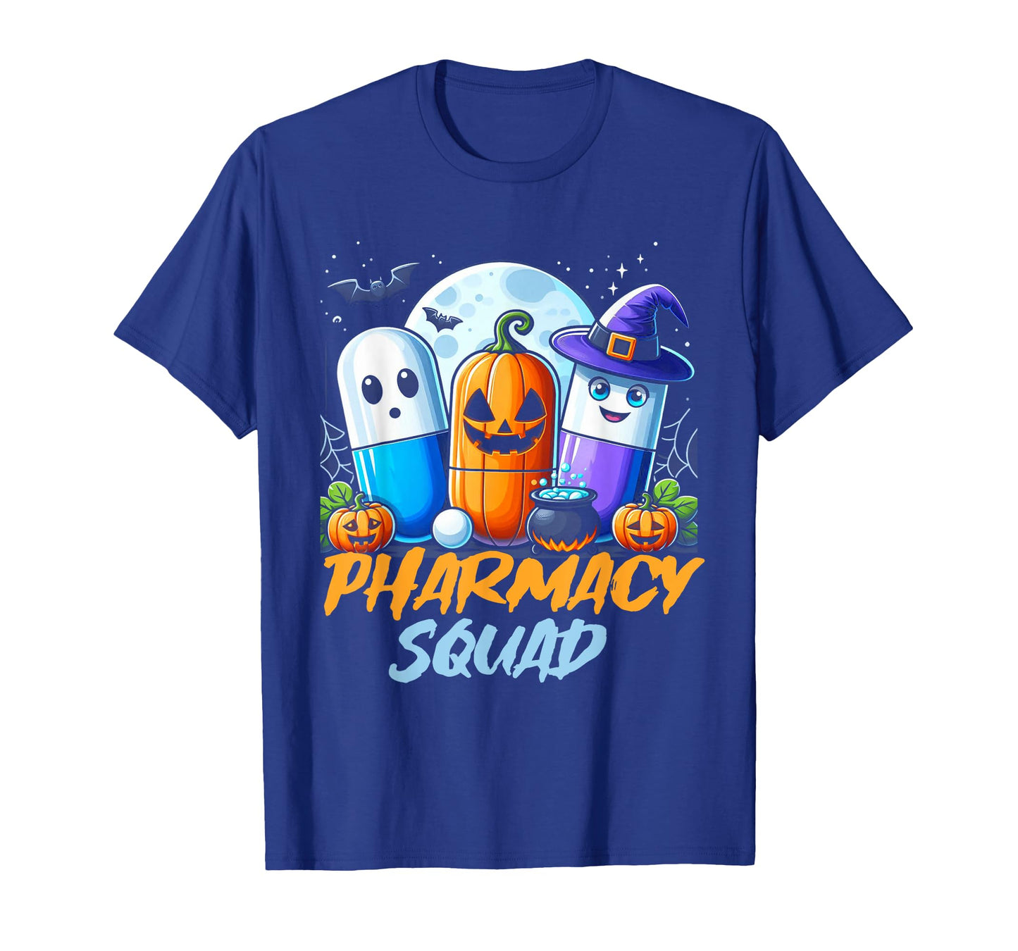 Funny Pills Pharmacy Pharmacist Squad Halloween Costume T-Shirt