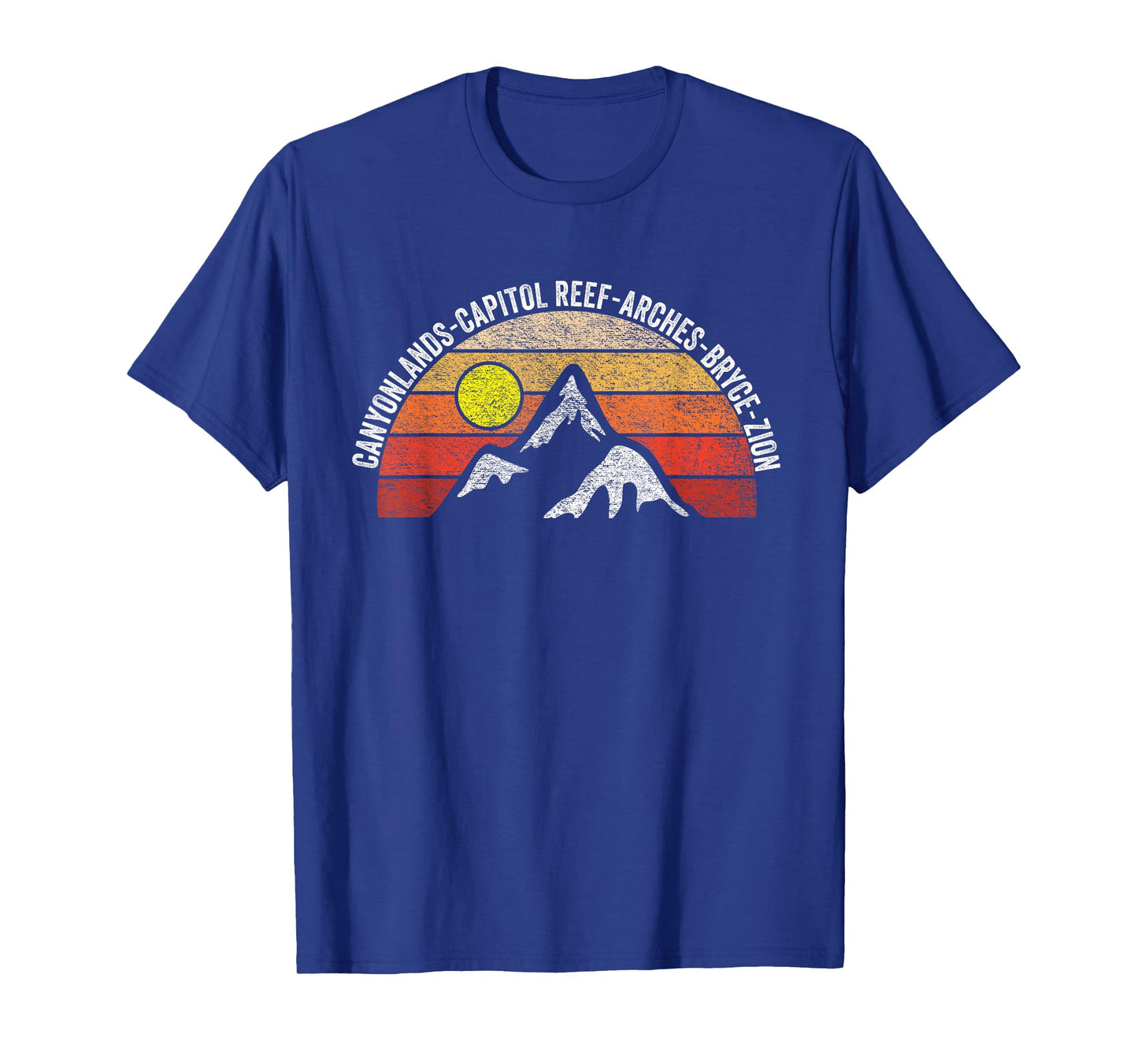 Vintage Utah Souvenir Big 5 Utah Mighty Five National Park T-Shirt