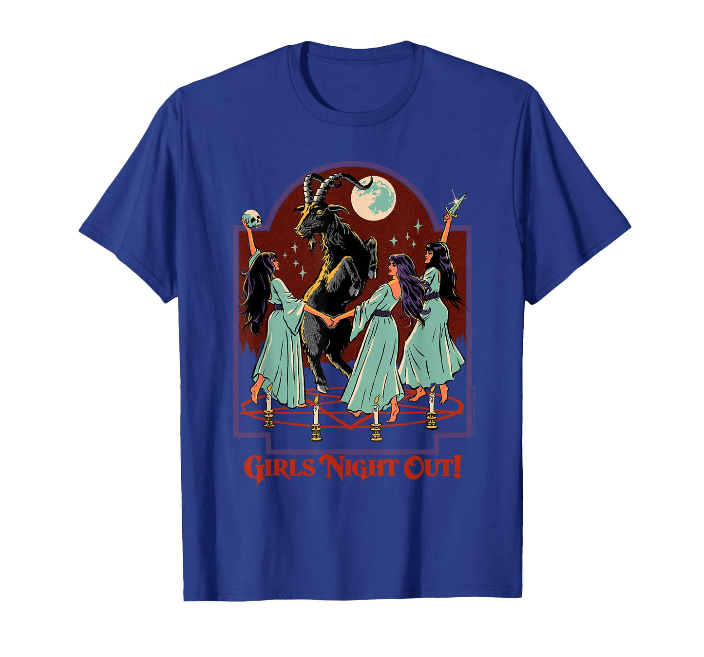 Girl's Night Out Witches Retro Vintage Funny Adult Humor T-Shirt