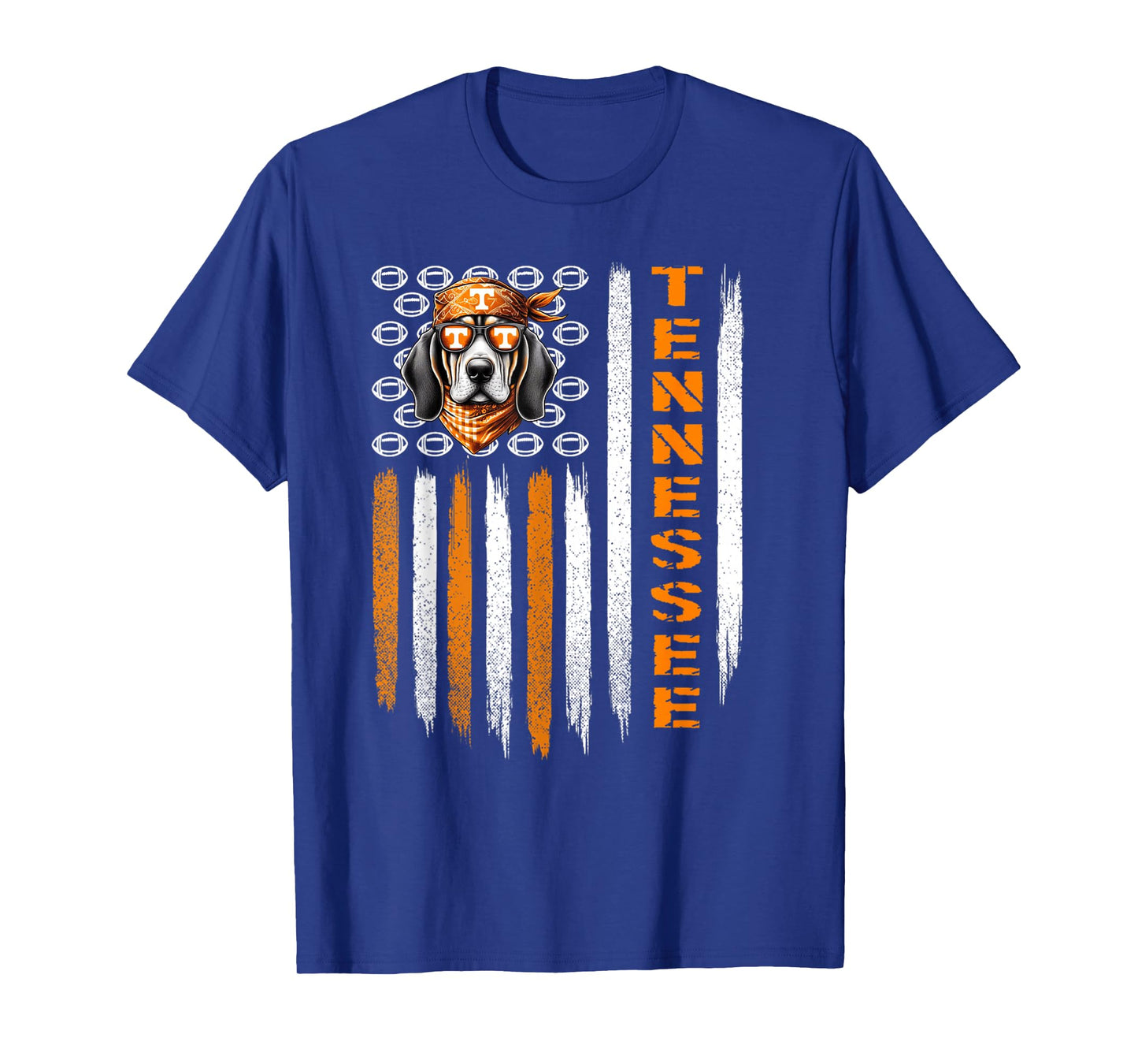 Retro Tennessee Throwback Vintage, TN USA Flag Design T-Shirt
