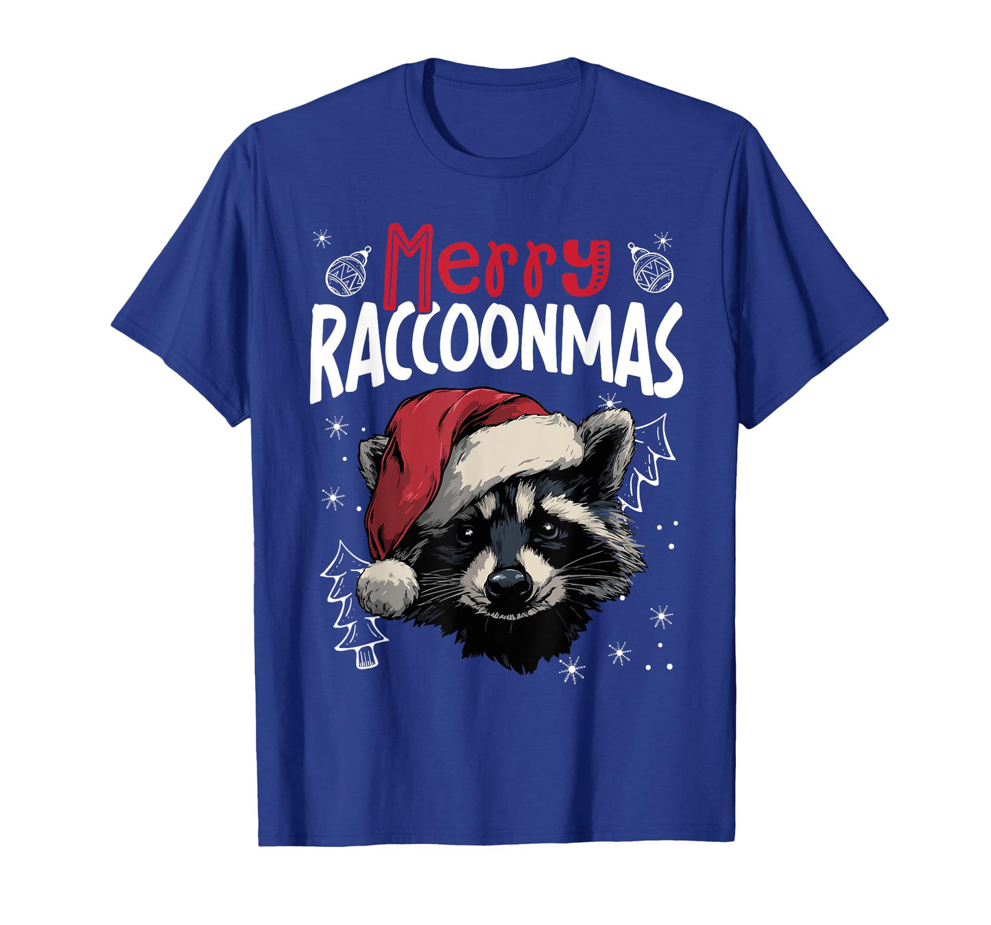Merry Raccoonmas Funny Christmas Raccoon T-Shirt
