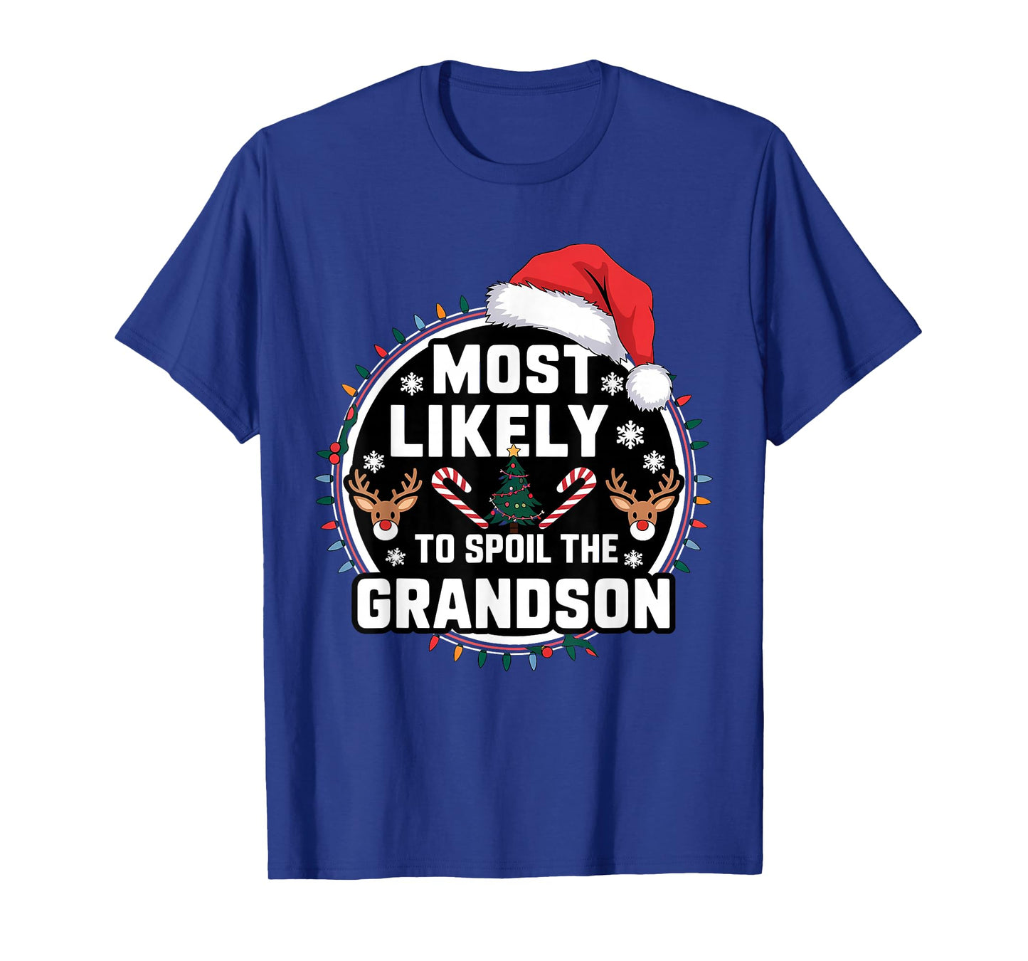 Funny Most Likely to Spoil The Grandchildren Christmas Party T-Shirt