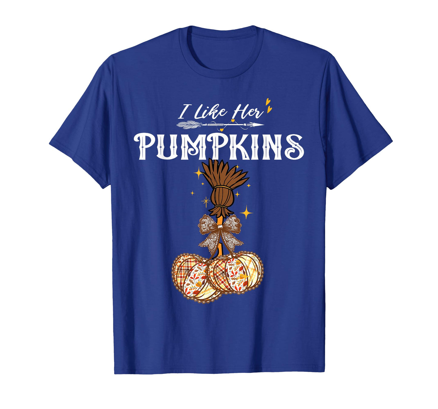 I Like Her Pumpkins She Likes My Broomstick Couple Halloween T-Shirt
