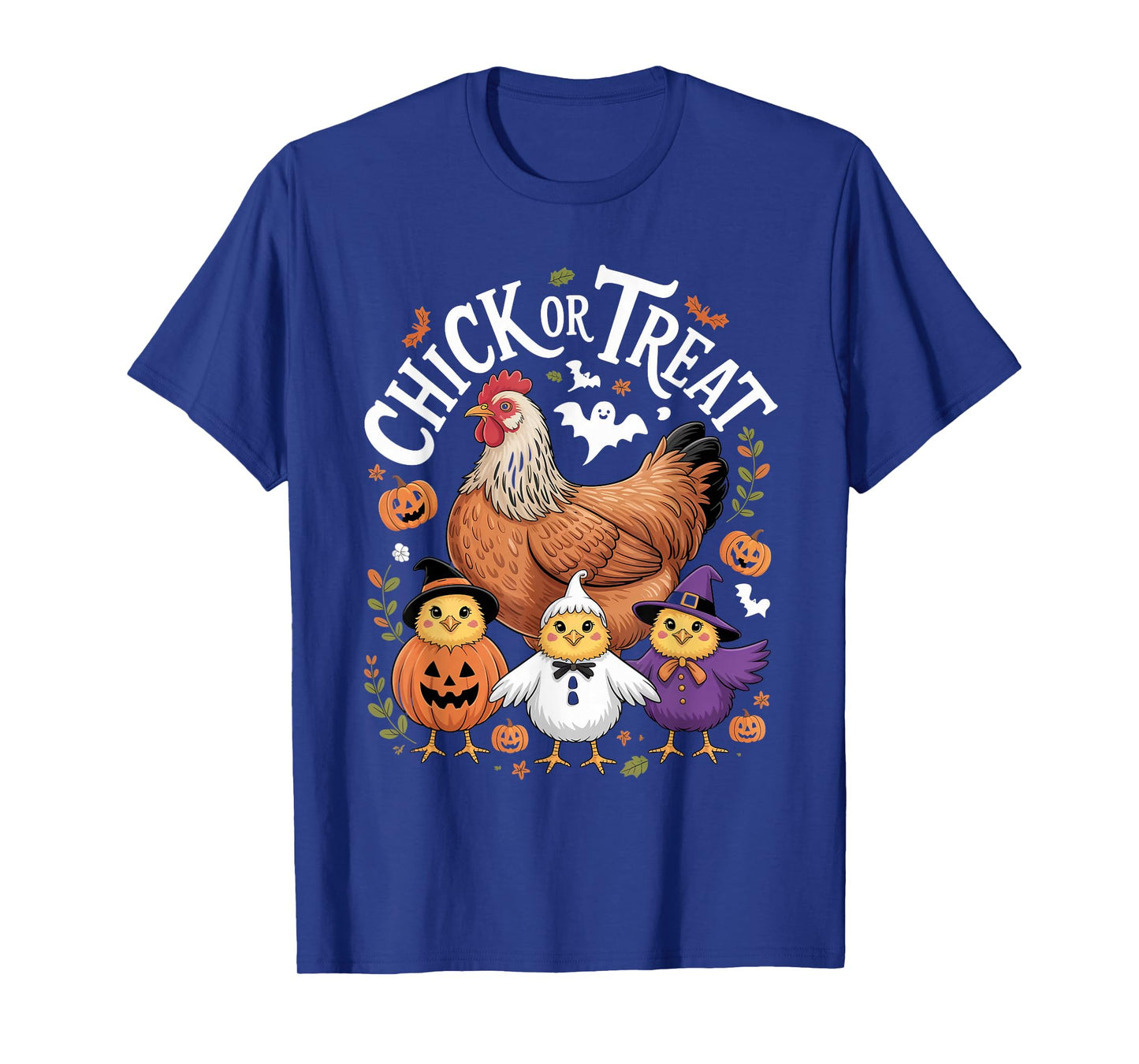 Chick or Treat Funny Halloween Chicken Lover Witch Costume T-Shirt