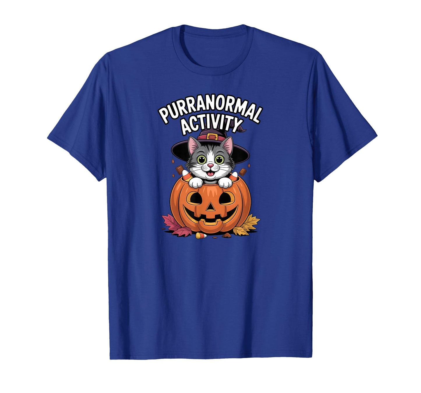 Halloween Funny Cat Purranormal Activity T-Shirt