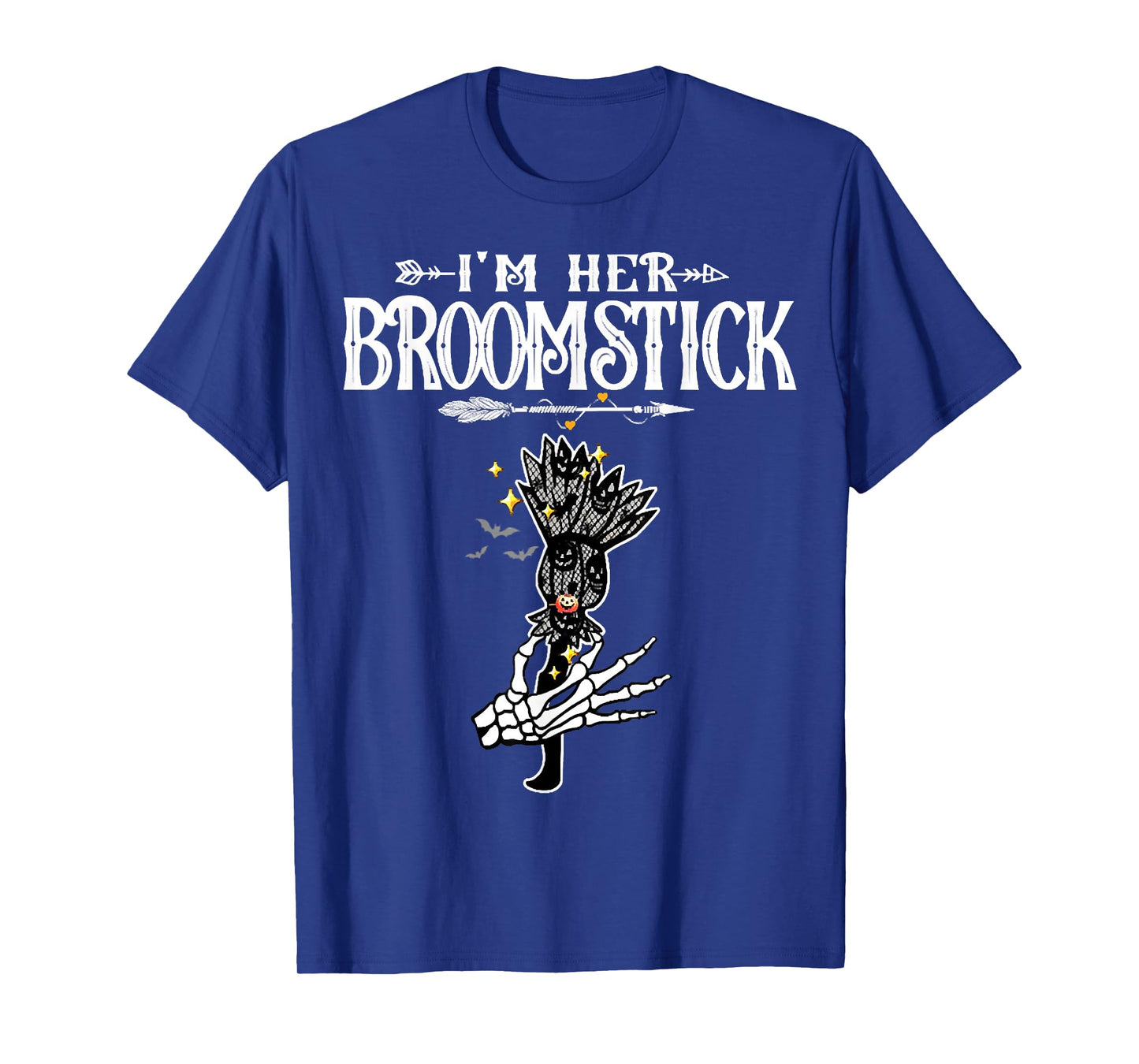 I'm Her Broomstick Love Couples Halloween Costume T-Shirt