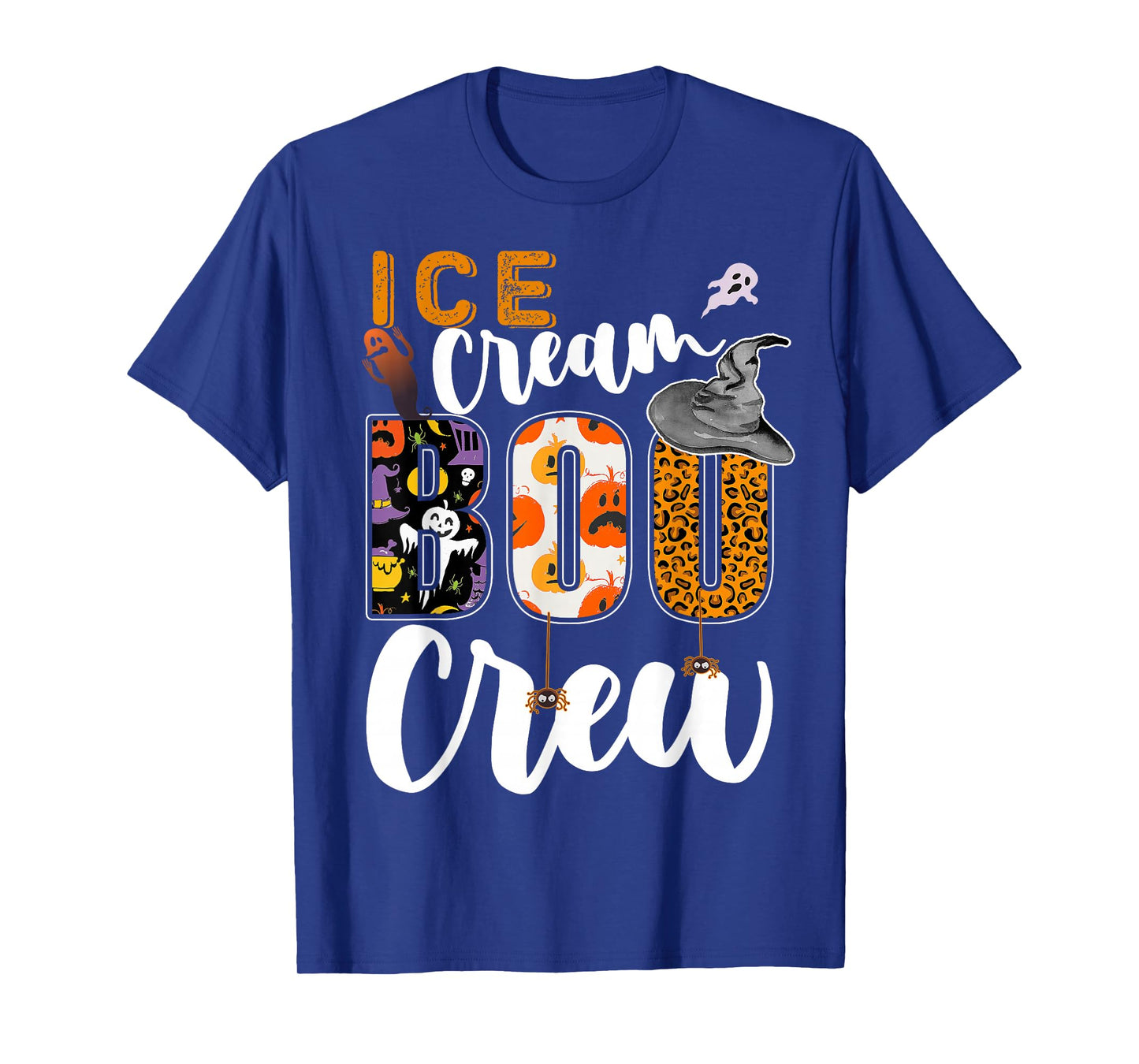 Ice Cream Boo Crew Halloween Match Ice Cream Maker T-Shirt
