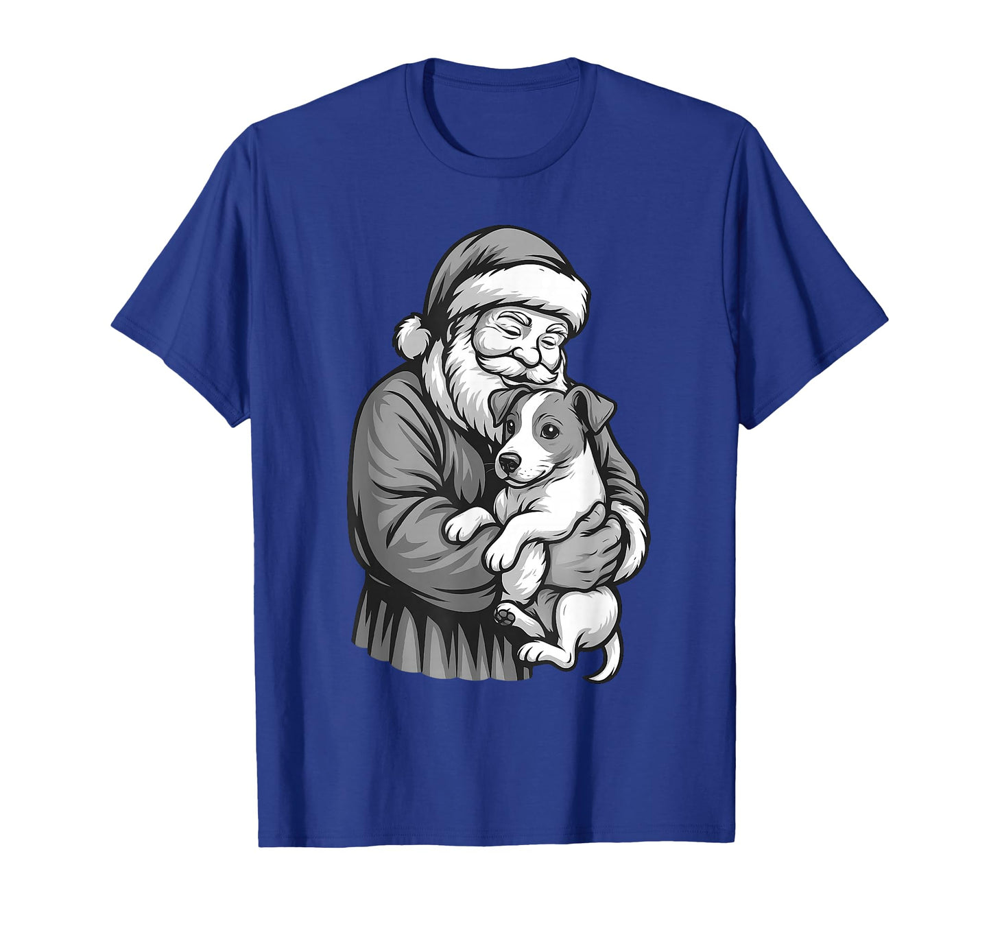 Jack Russell Terrier Santa Claus Christmas Dog Lover T-Shirt