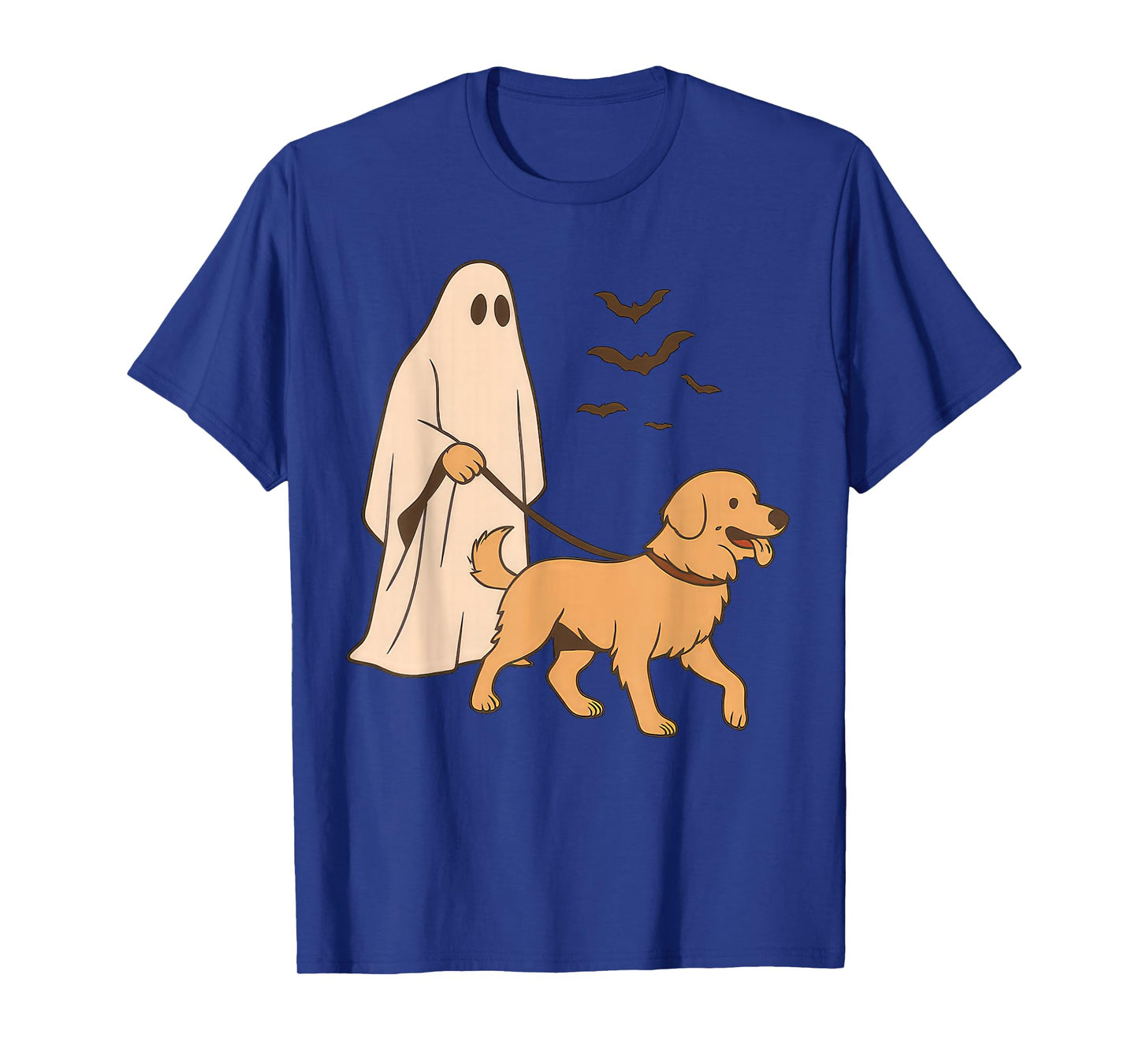 Golden Retriever Ghost Dog Halloween Golden Retriever Witch T-Shirt