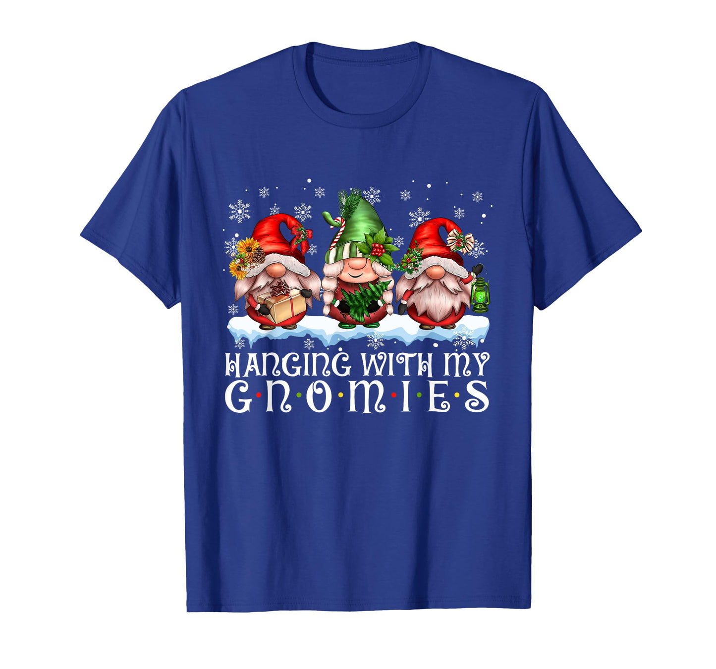 Hanging with My Gnomies Matching Family Christmas Gnome Pjs T-Shirt