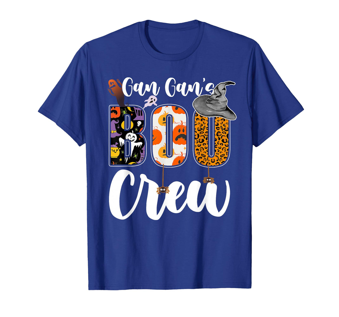 Gan Gan's Boo Crew Halloween Grandma Grandkids Matching T-Shirt