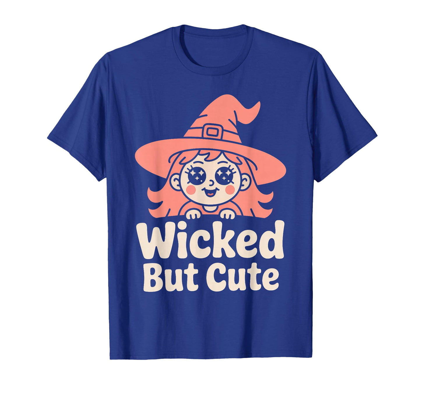 Wicked but Cute - Witch Portrait Halloween T-Shirt