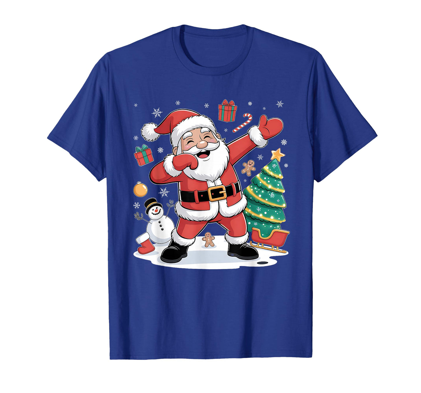 Dabbing Santa Claus Christmas Boys Girls Men Xmas Dab T-Shirt
