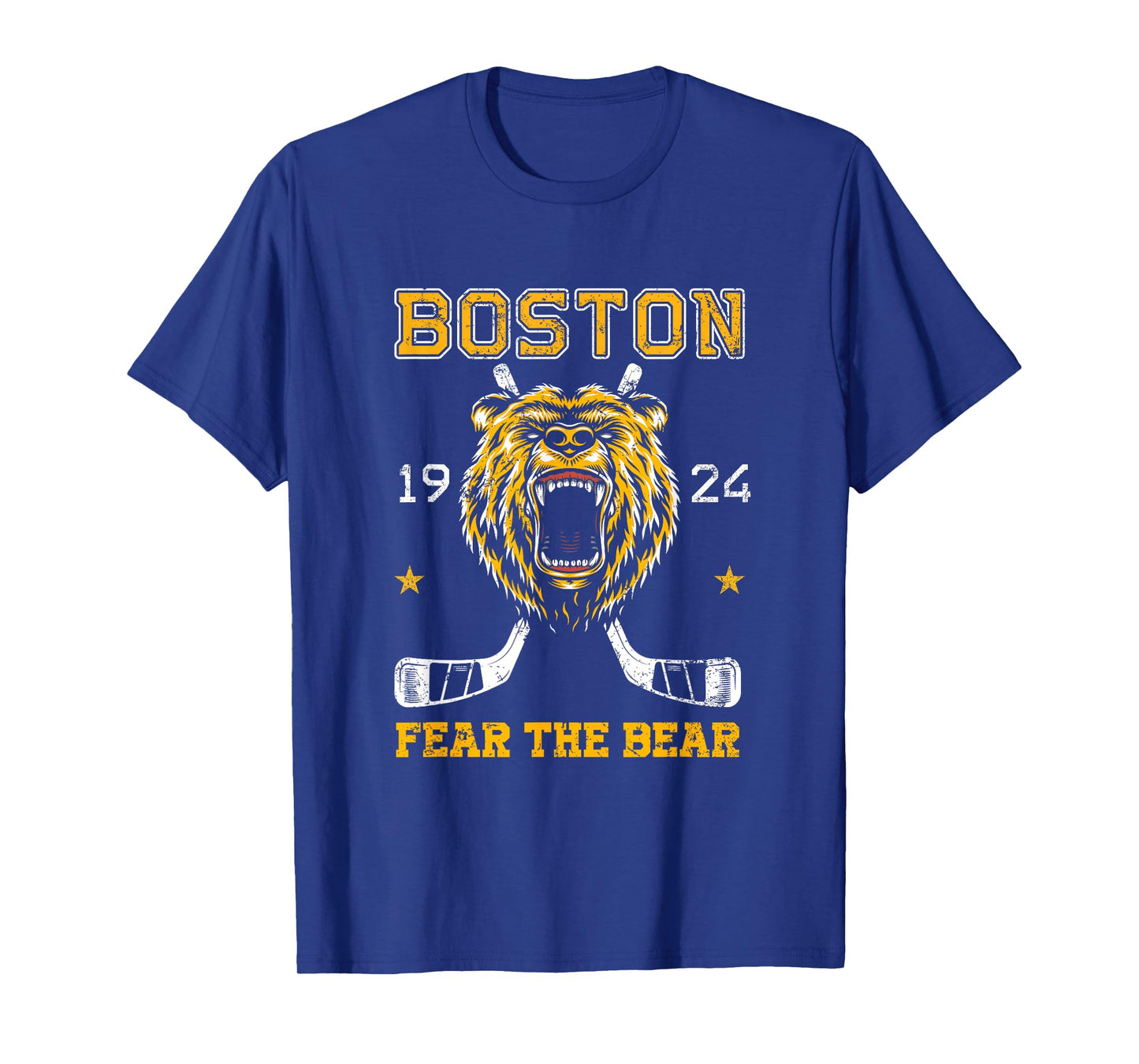 Boston Ice Hockey Fear the Bear T-Shirt