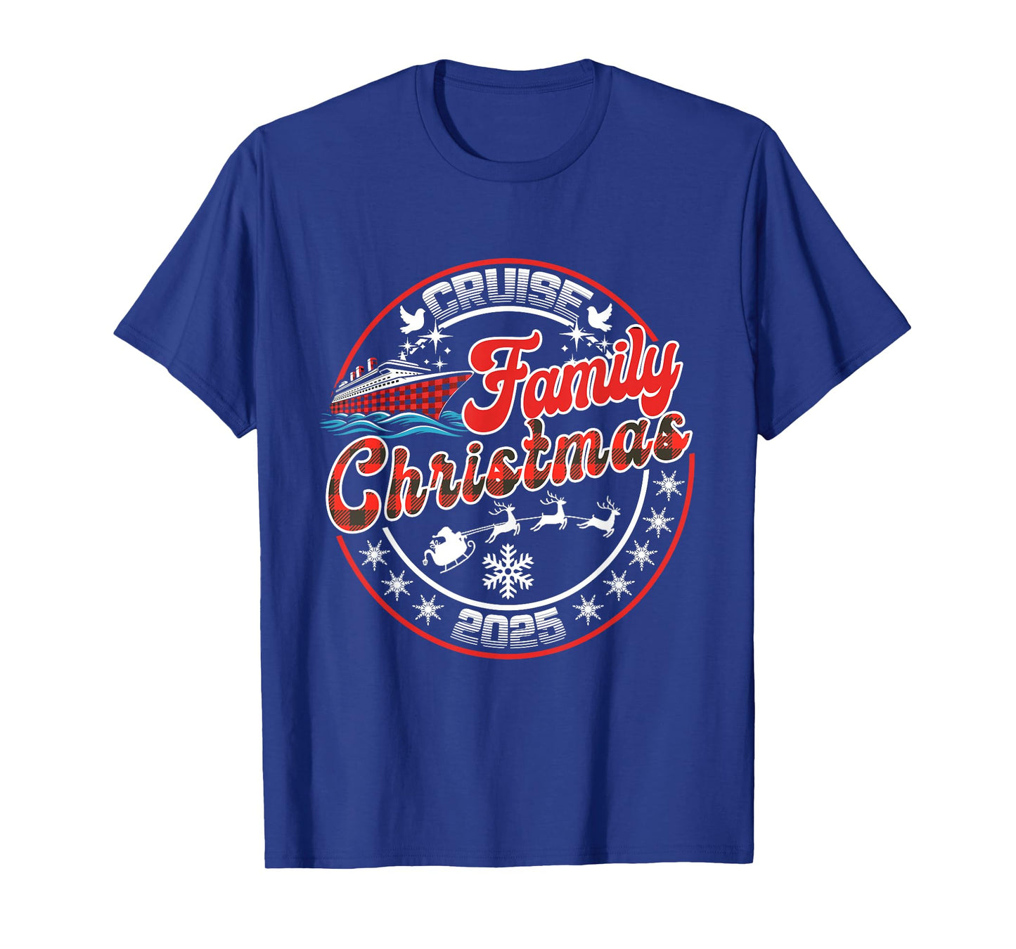 Family Christmas Cruise 2025 Matching Family Men Women Kids T-Shirt
