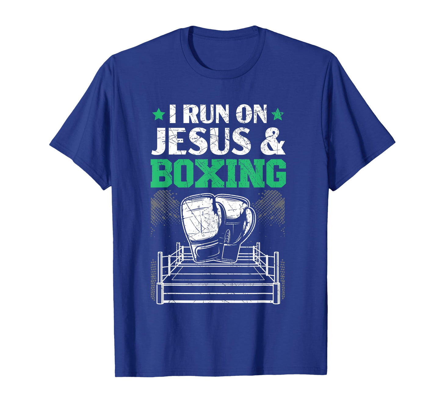 Jesus And Boxing Christian Professional Boxer Sport Knockout T-Shirt