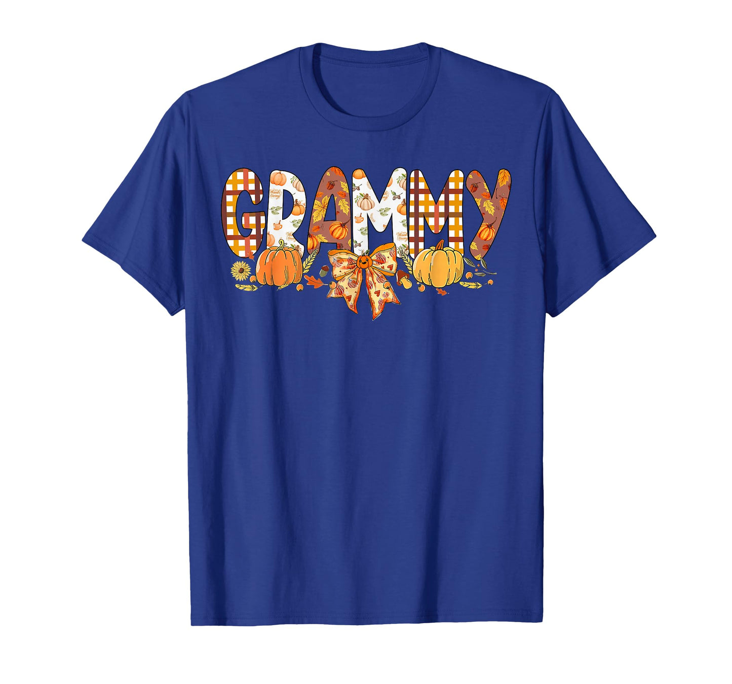 Grammy Coquette Bow Fall Thanksgiving Pumpkin T-Shirt
