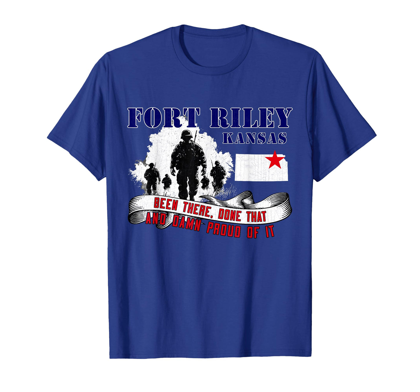 Fort Riley Kansas US Military Base Veterans Day Gifts T-Shirt