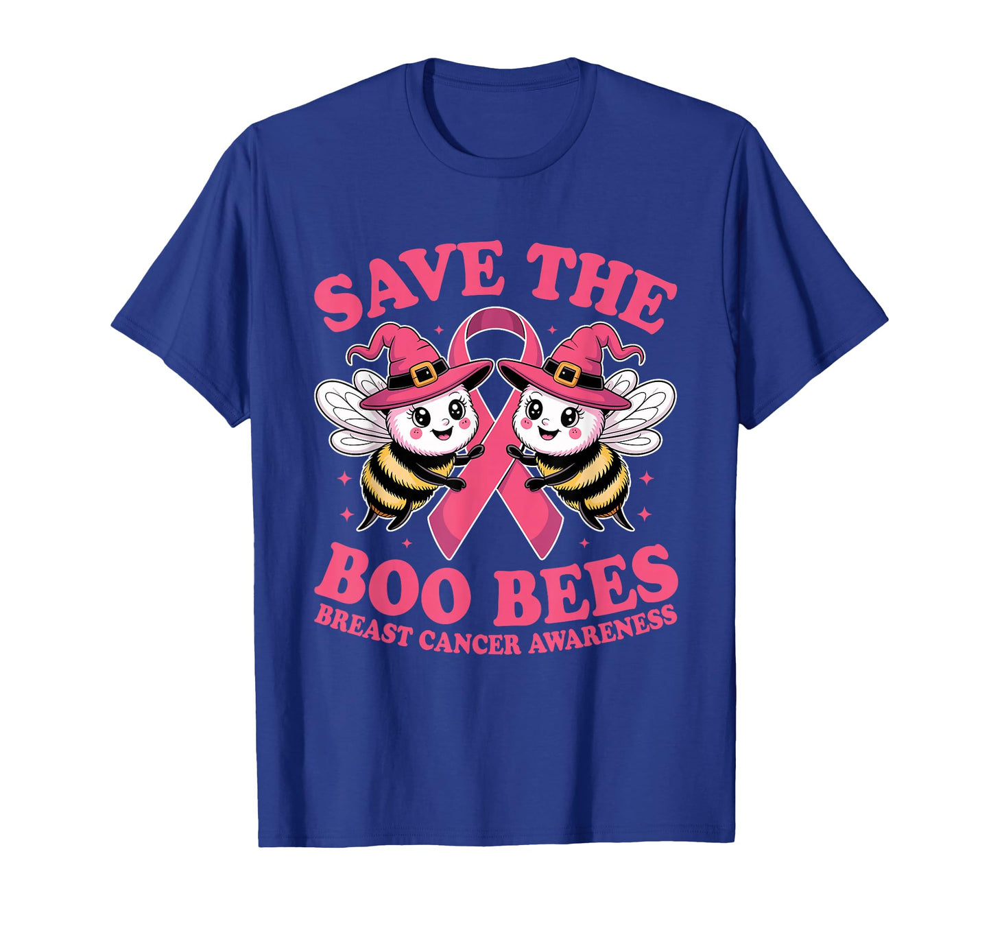 Save The Boobees Boo Bees Breast Cancer Halloween Women T-Shirt