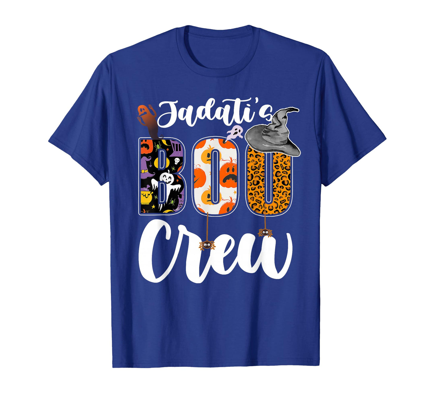 Jadati's Boo Crew Halloween Grandma Grandkids Matching T-Shirt