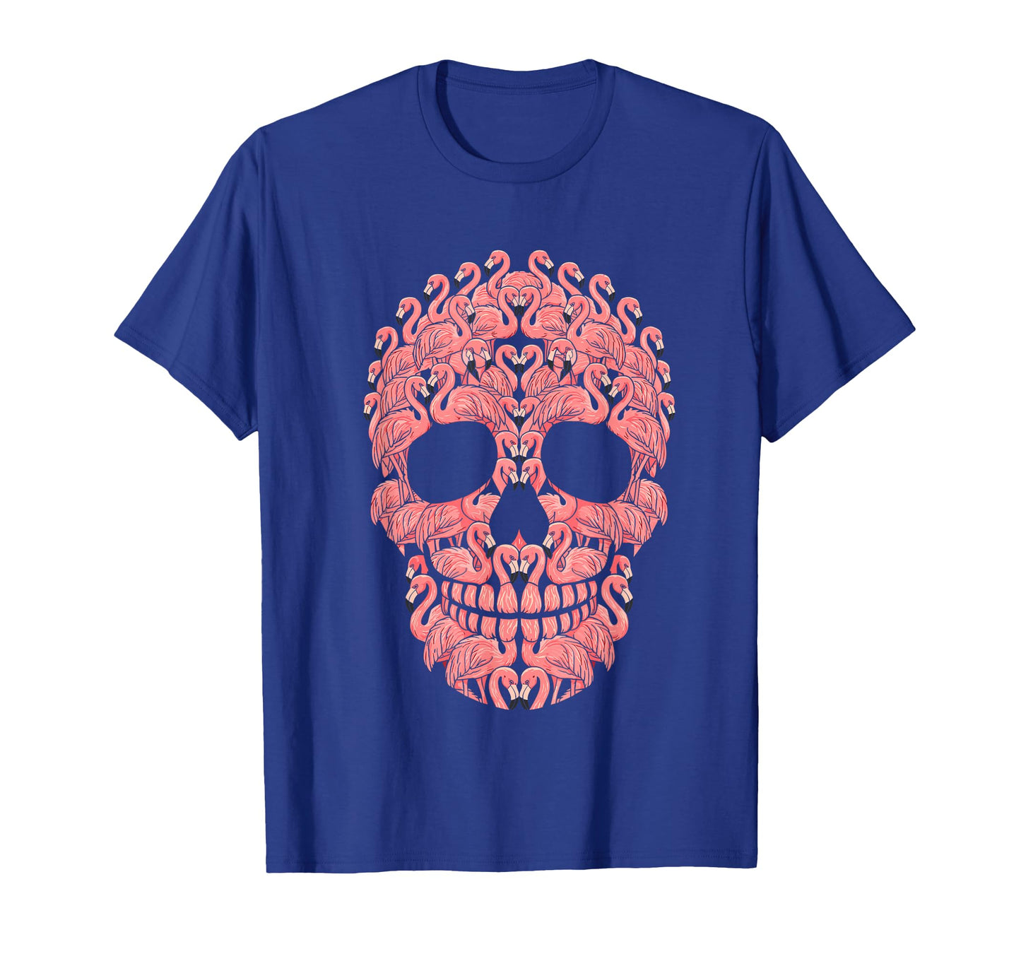 Pink Flamingo Skull Halloween Costume T-Shirt