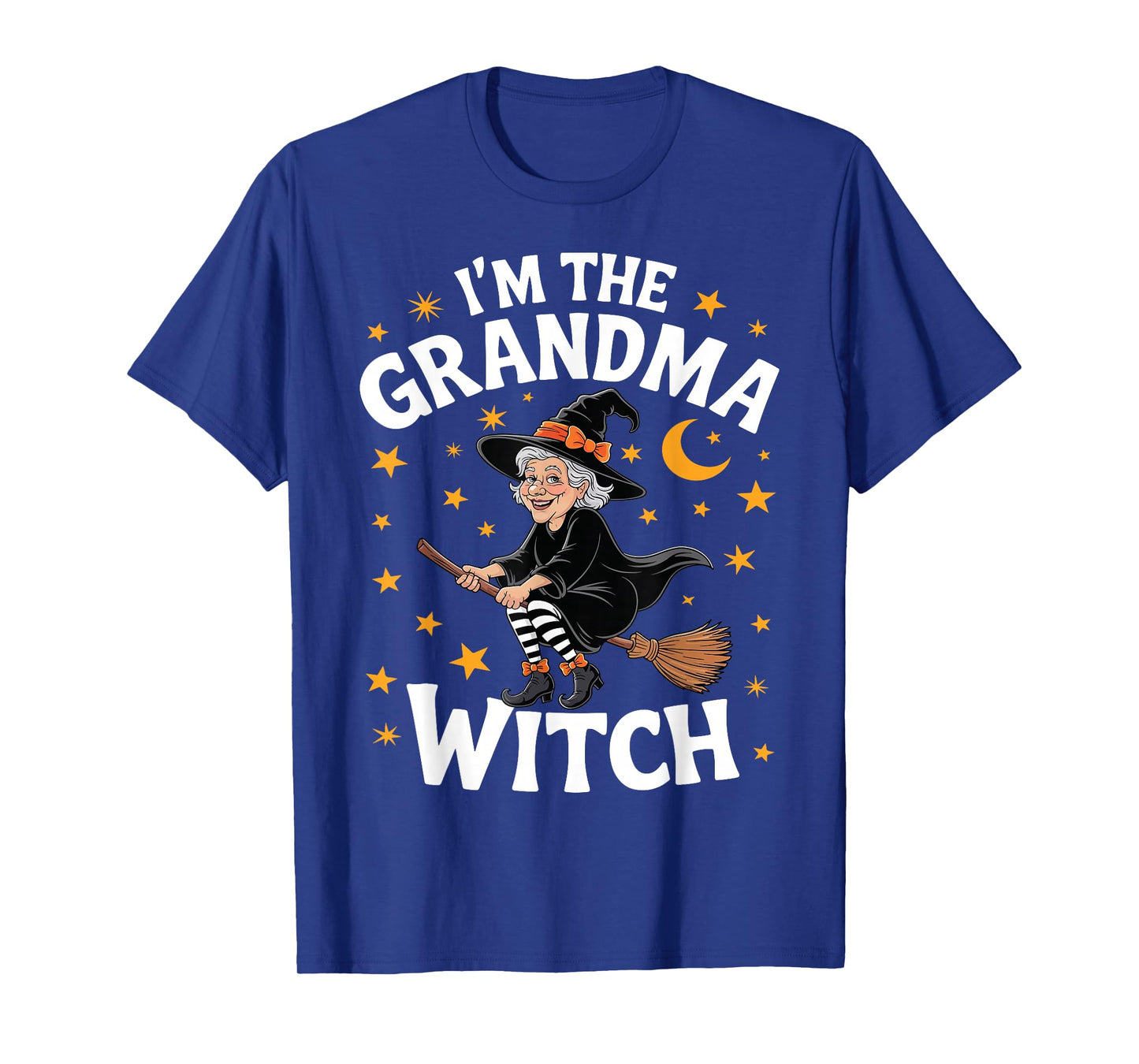 I'm The Grandma Witch Funny Spooky Halloween Mothers Day T-Shirt