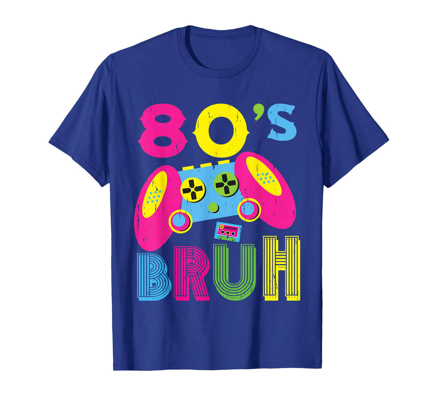 Retro 80s Bruh Outfits for Boys 1980s Party Outfit Eighties T-Shirt
