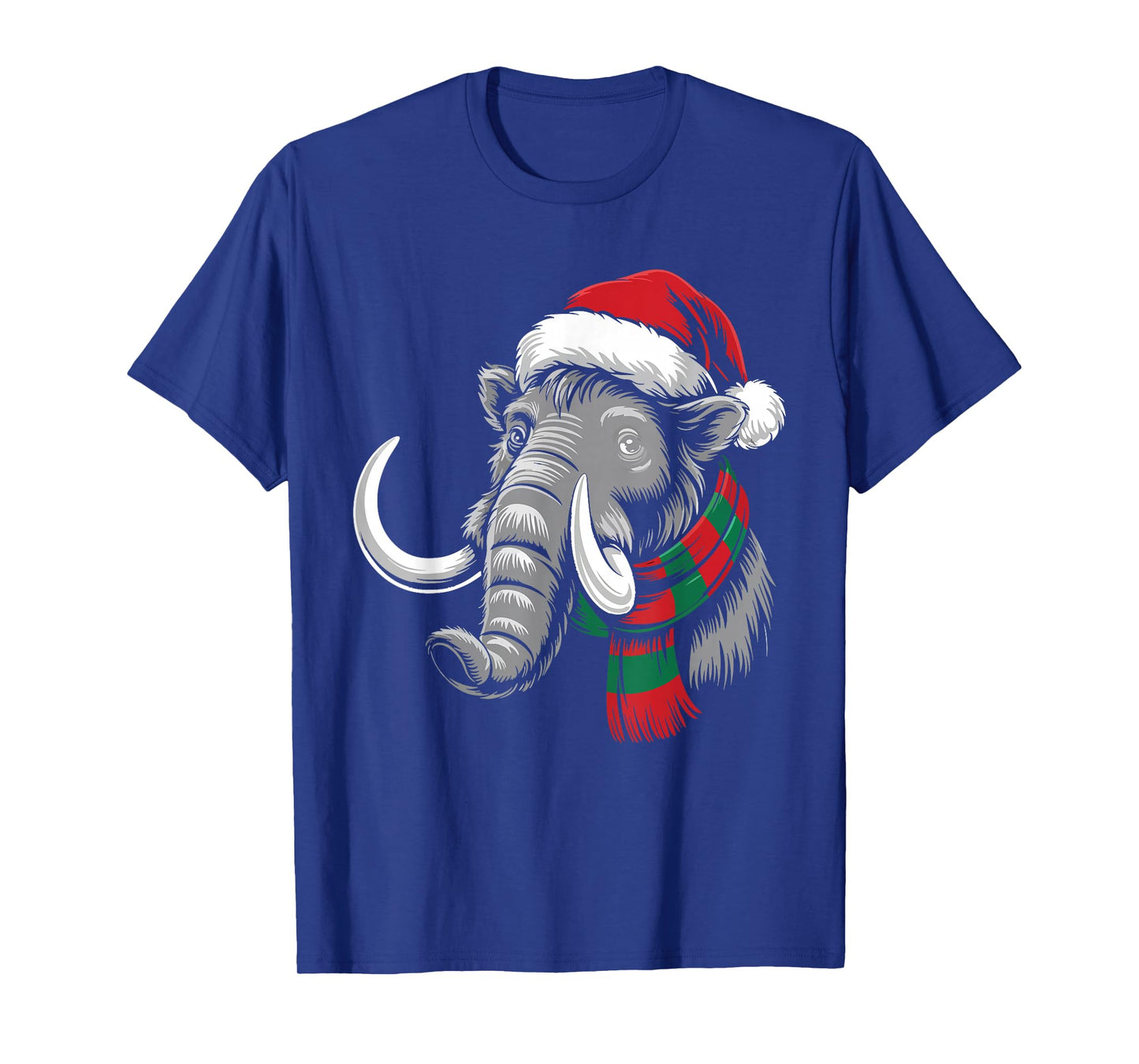 Mammoth Xmas Santa Hat Scarf Christmas Costume T-Shirt