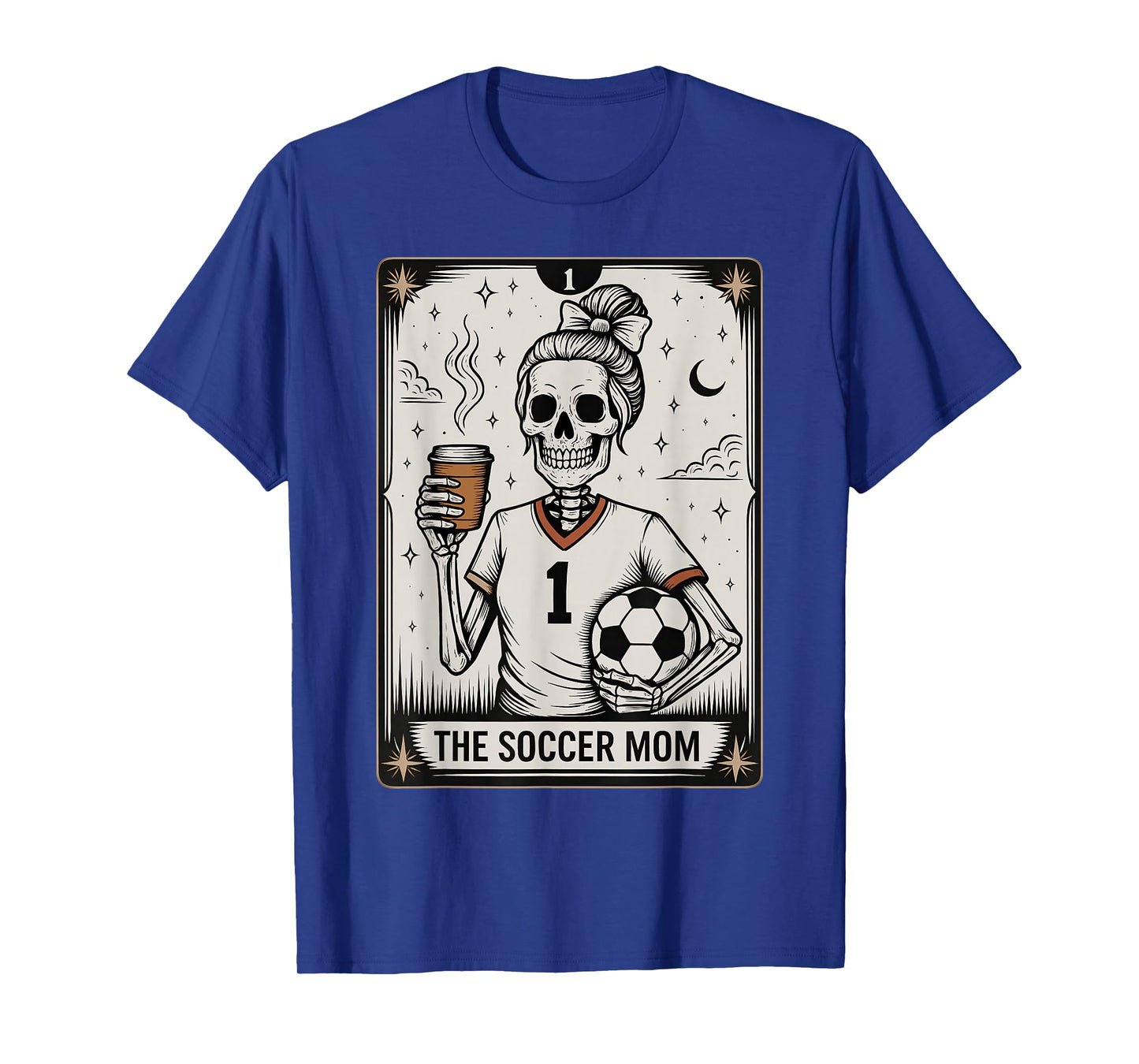 Soccer Mom Tarot Card, Vintage Halloween Soccer Mama T-Shirt