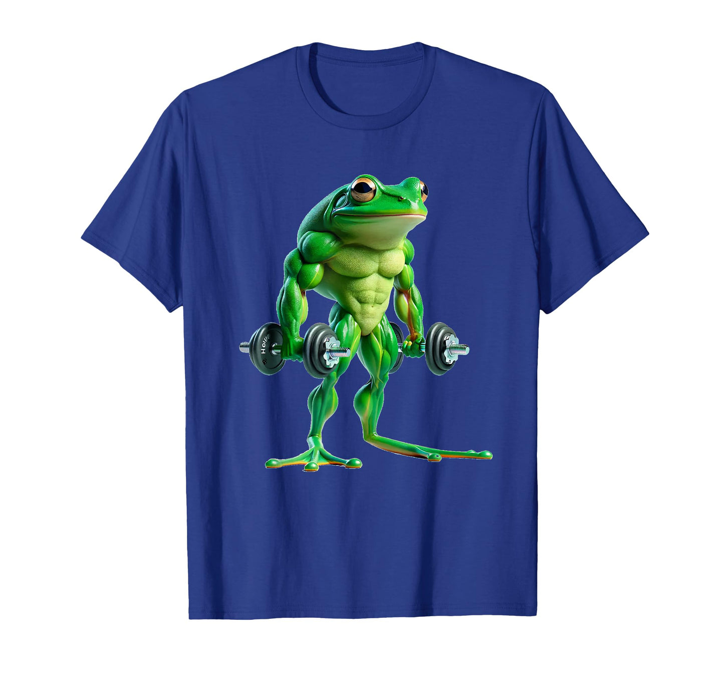 Buff Frog Lifting Weights Funny Fitness Workout Gym Lover T-Shirt