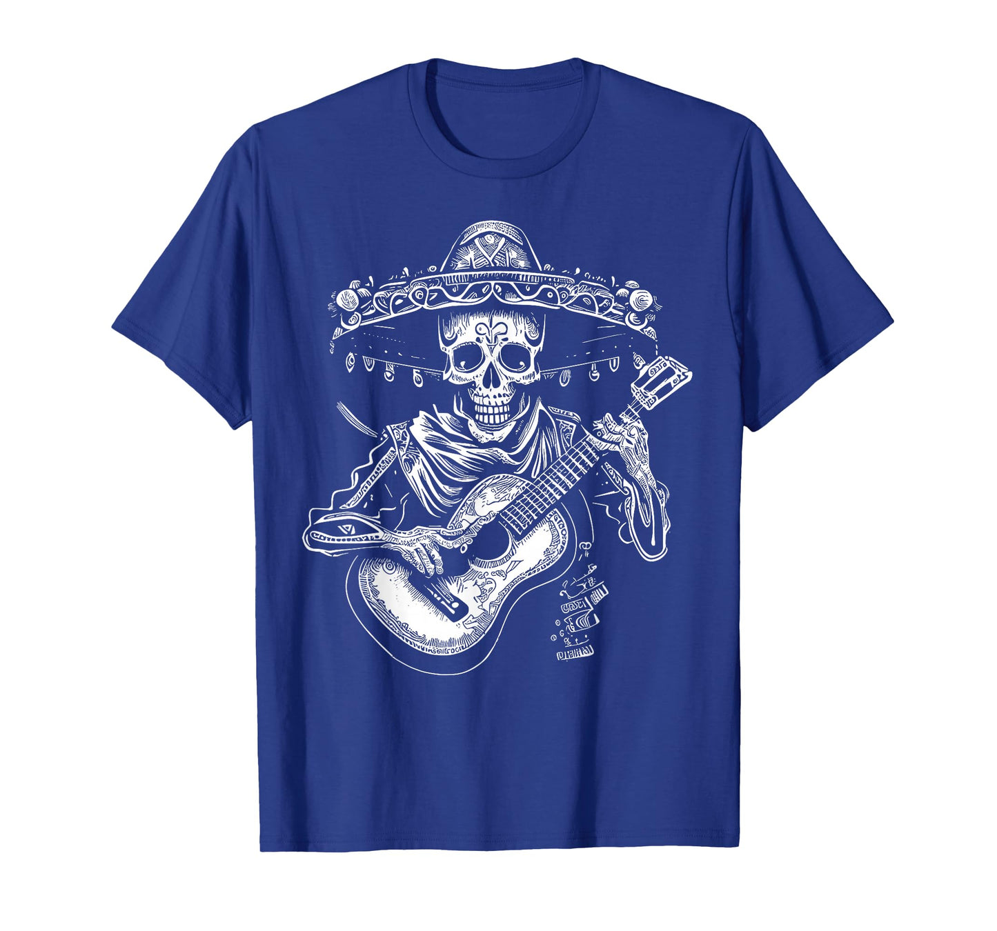 Dia de los Muertos Skeleton Mariachi Guitar Day Of The Dead T-Shirt