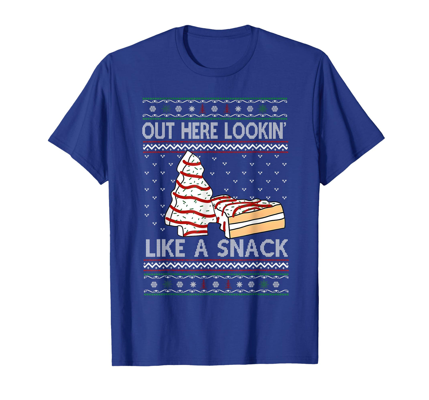 Out Here Lookin' Like A Snack Debbie Cakes Christmas Tree T-Shirt