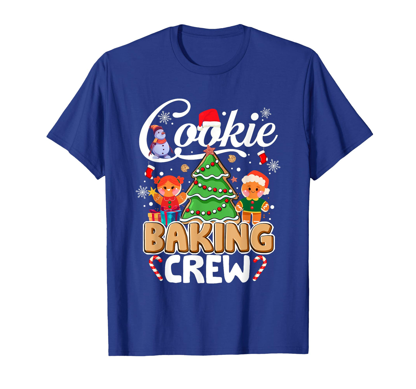 Funny Christmas Cookie Baking Crew Family Matching Pajamas T-Shirt