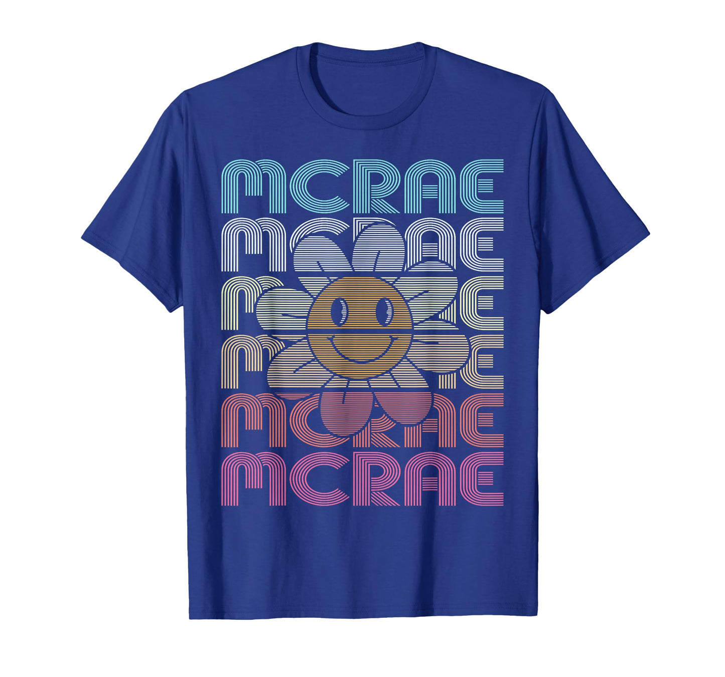 Retro McRae Frist Name I Love McRae 80's Vintage T-Shirt
