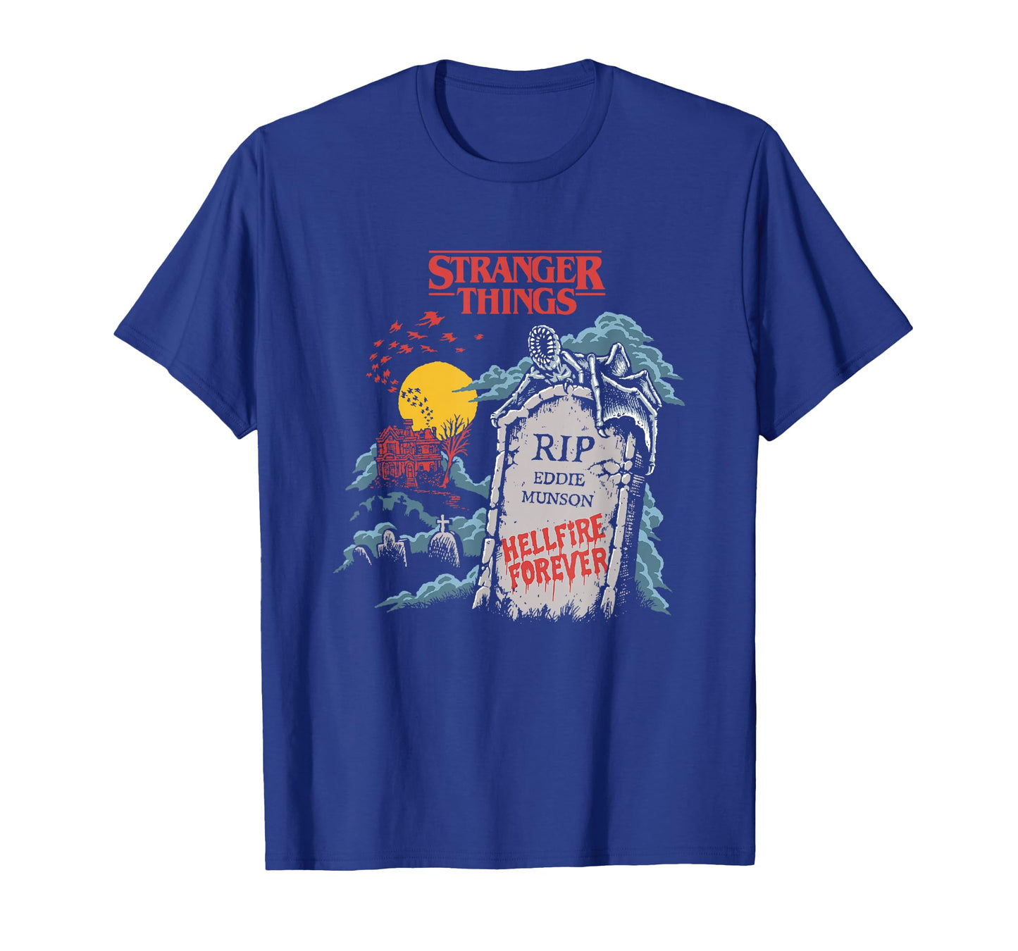 Stranger Things Hellfire Forever R.I.P Eddie Munson T-Shirt