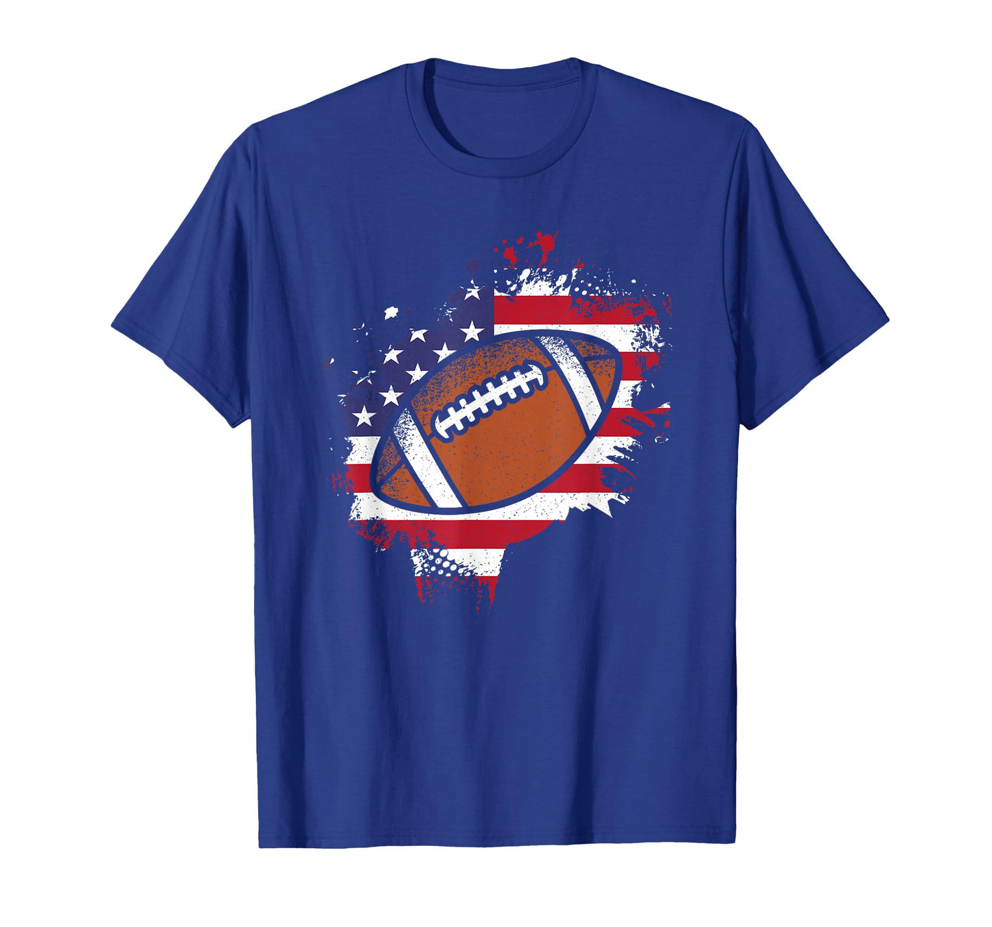 American Football Flag Vintage Football Lover Men Women Kids T-Shirt