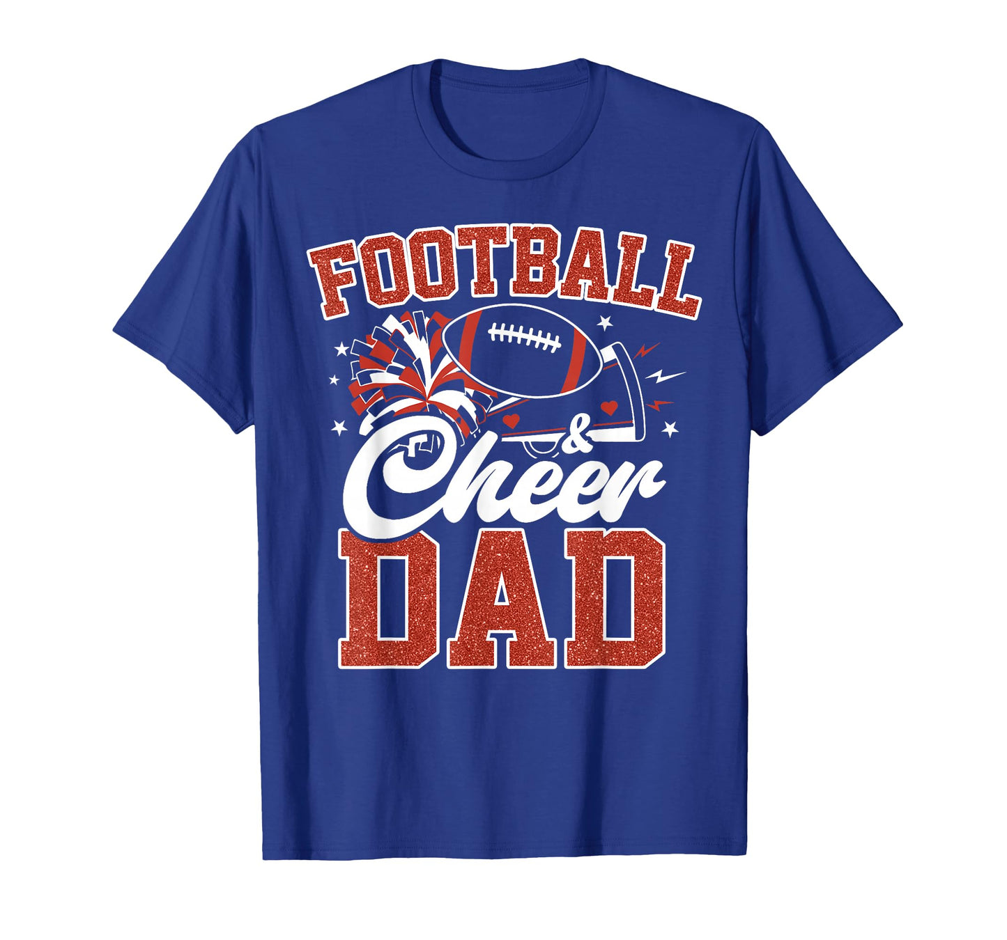 Football Cheer Dad for Women Men Vintage Cheerleader T-Shirt
