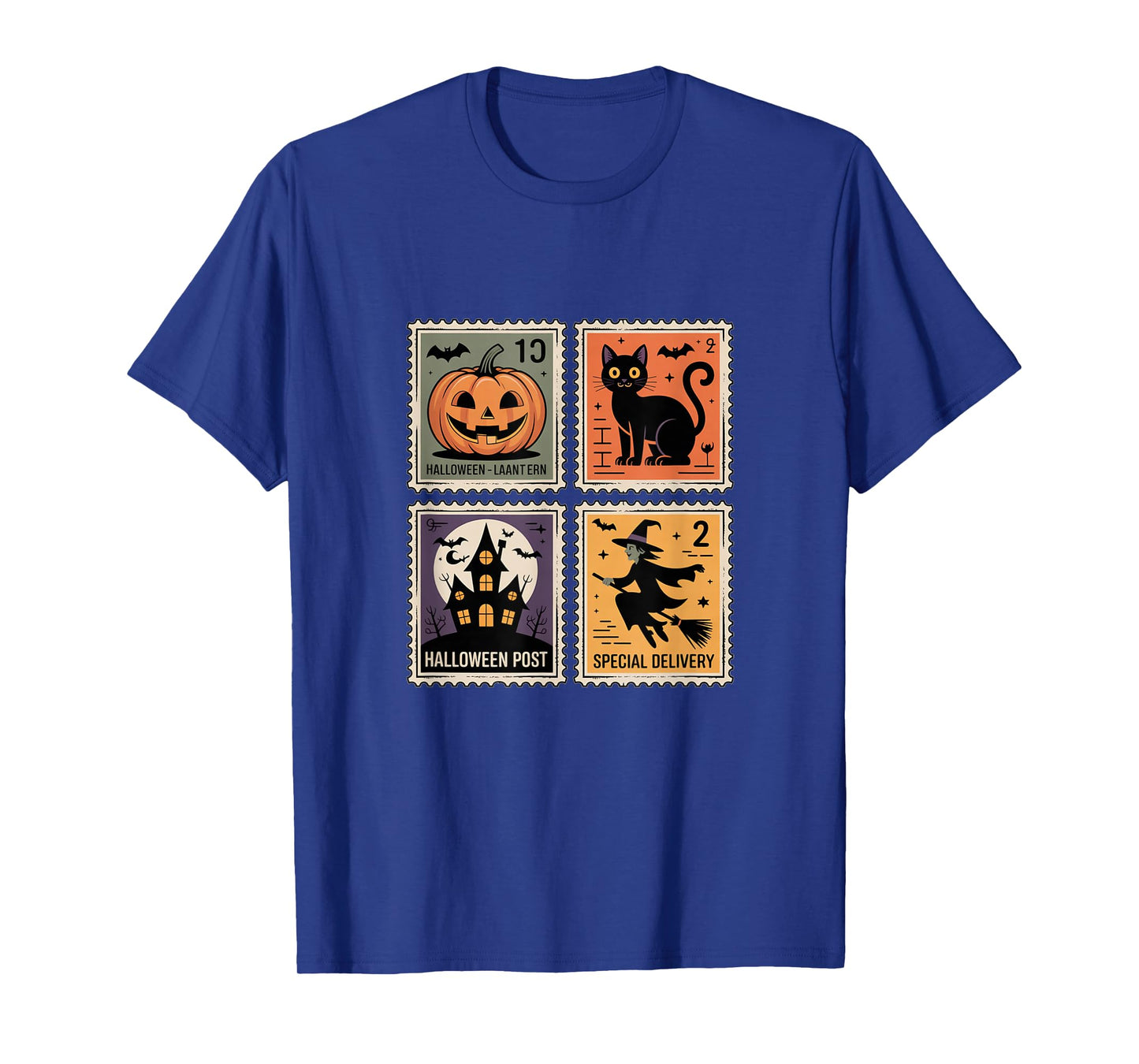 Vintage Halloween Postage Stamp Retro Spooky Stamp Collector T-Shirt