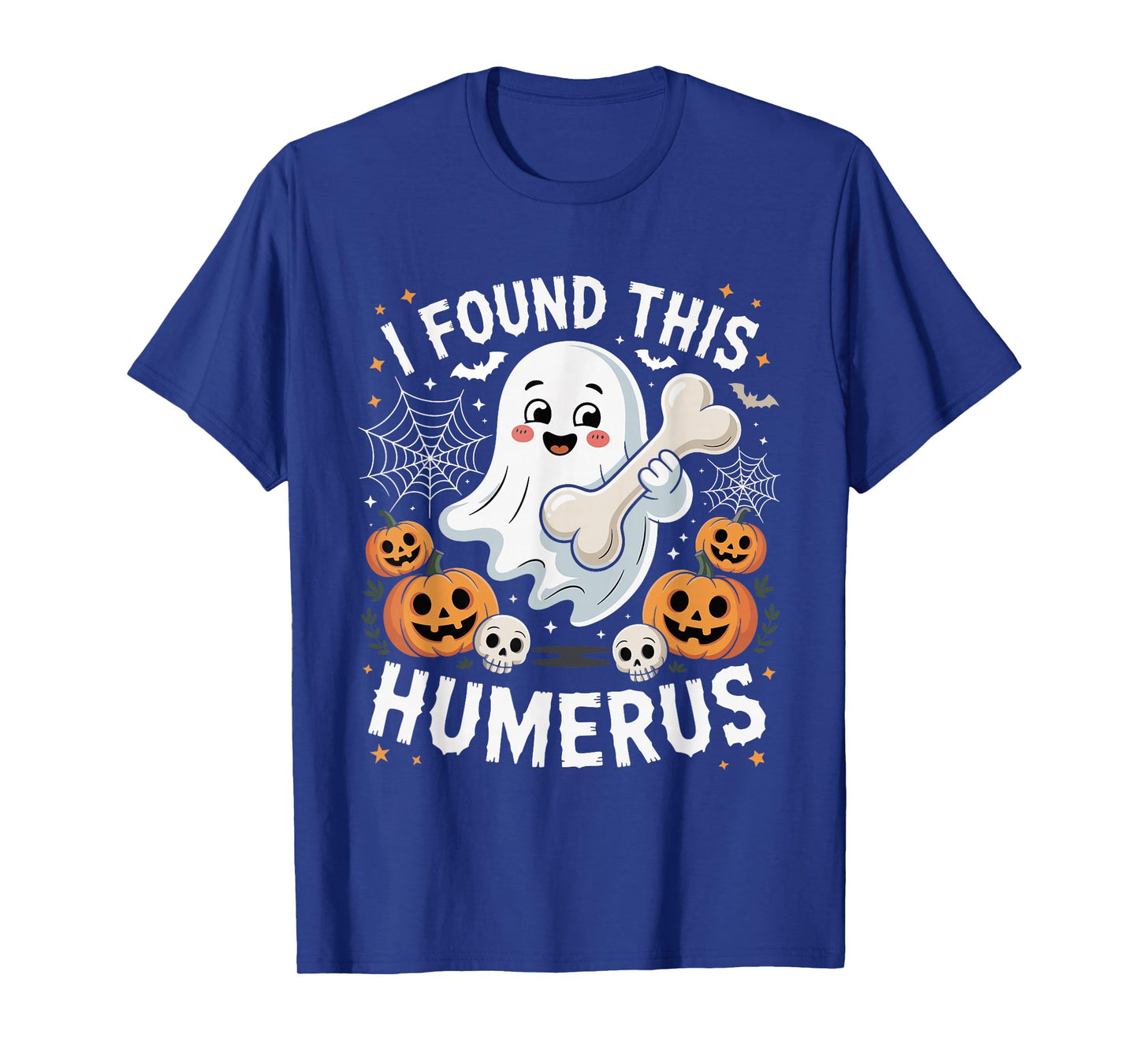 I Found This Humerus Spooky Season Nurse Halloween Ghost T-Shirt